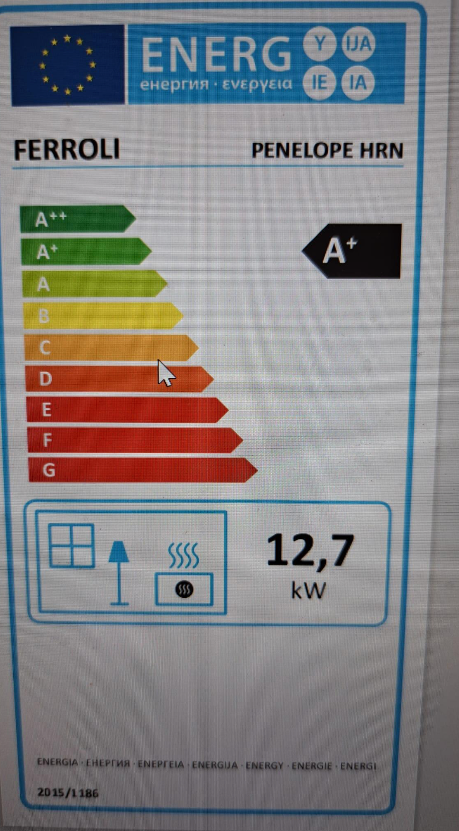 Penelope HRN pellet heating system – 14.1 kW