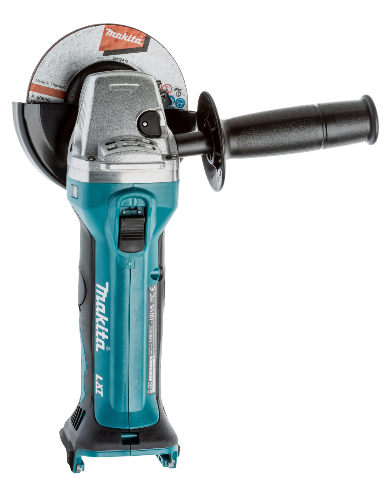 Makita DGA 452Z cordless angle grinder – 18 V, 115 mm