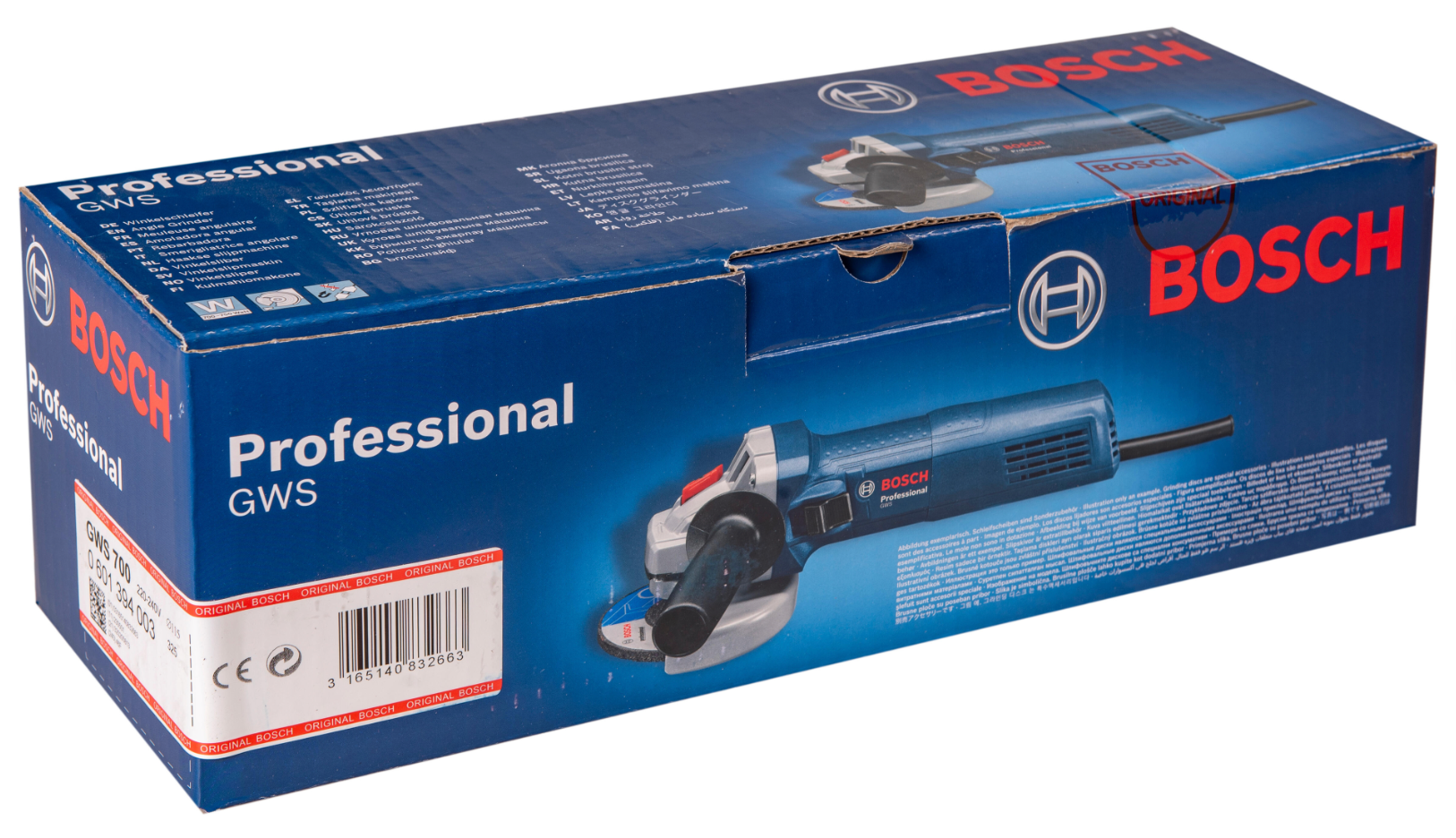 Bosch GWS – 700 W angle grinder, 115 mm