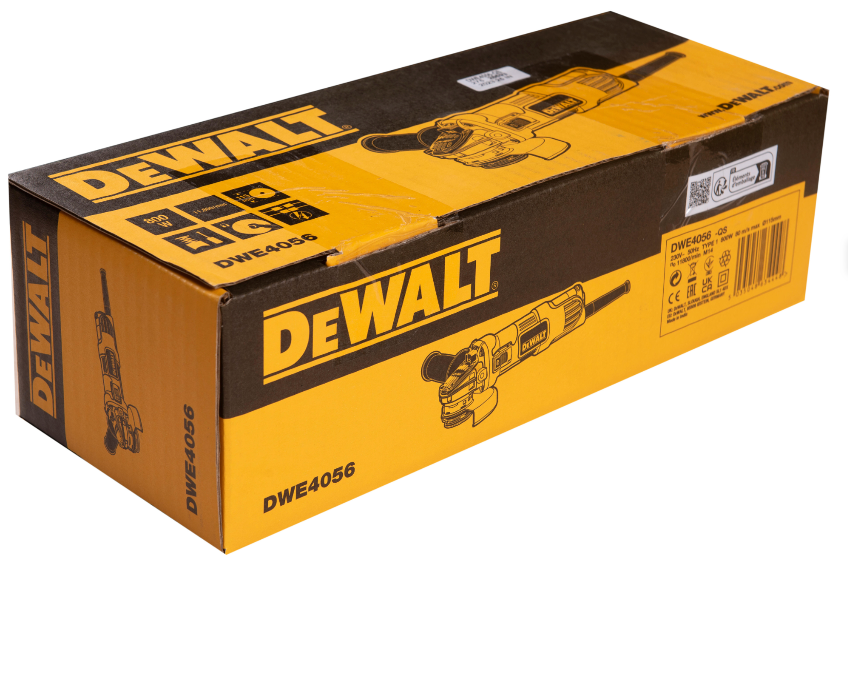 DeWalt DWE4056-QS – 800 W angle grinder, 115 mm