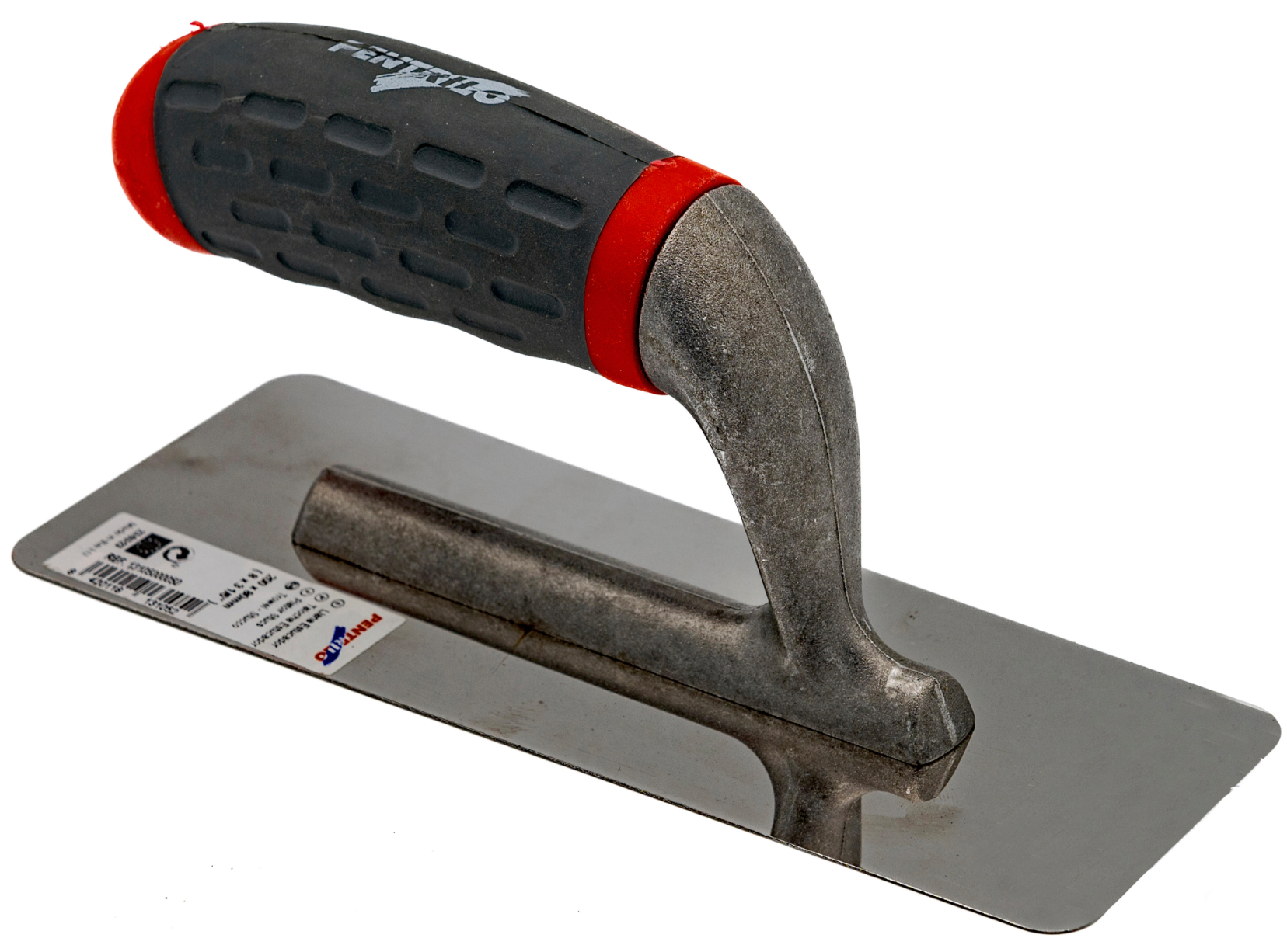 Pentrilo stainless steel trowel 240 × 110 mm – Flexible – Dual-material handle