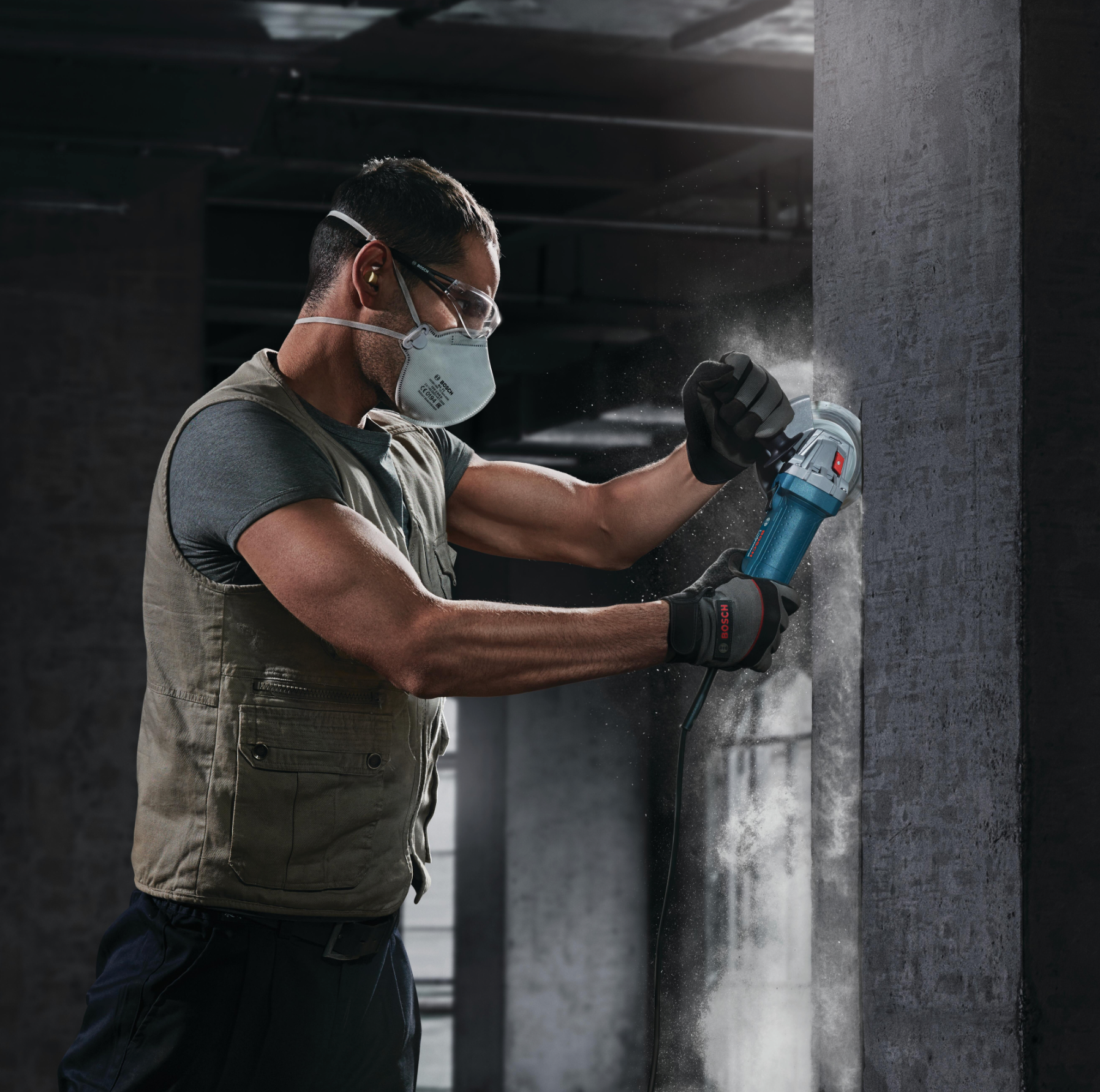 Bosch GW9-125S angle grinder – 900 W, 125 mm