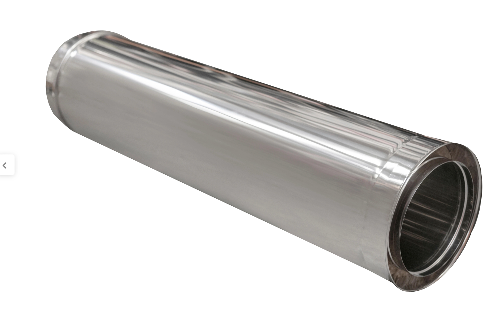 Double-Walled Stainless Steel Chimney Pipe Ø150mm, 1m Length