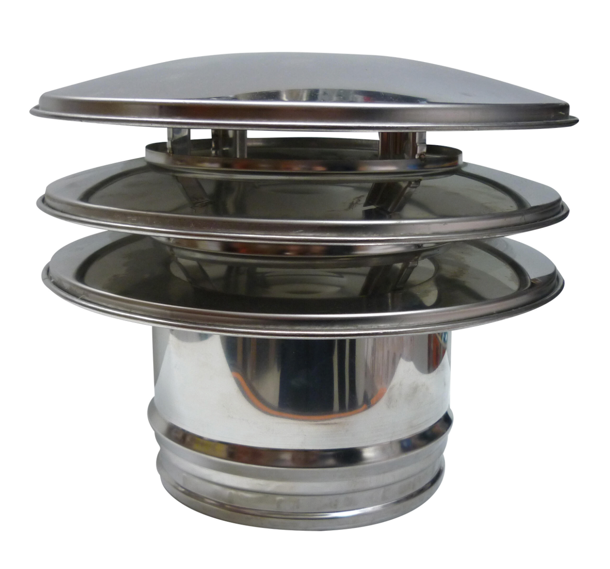 Stainless Steel Single Wall Chimney Cap Ø200mm