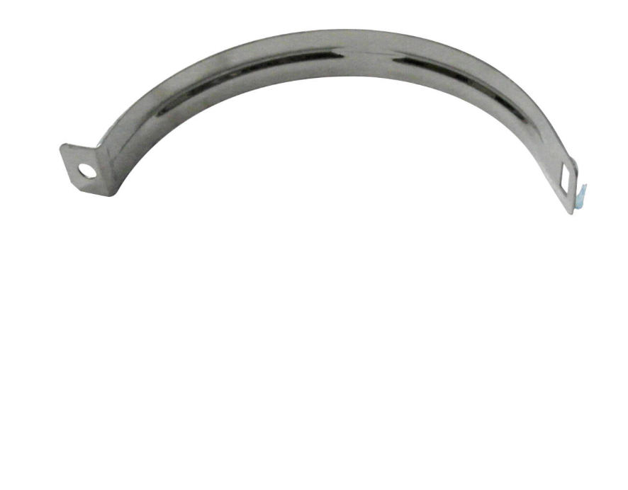 Adjustable Stainless Steel Double Wall Pipe Clamp Ø200mm