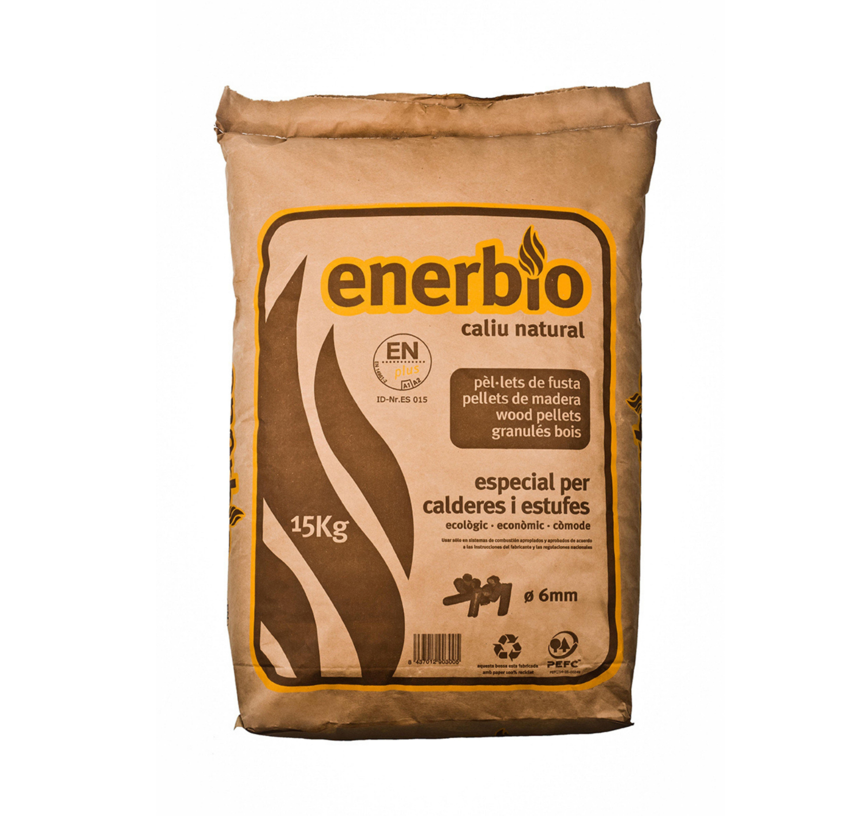 Enerbio 15 kg Premium Wood Pellets – ENplus A1 Certified