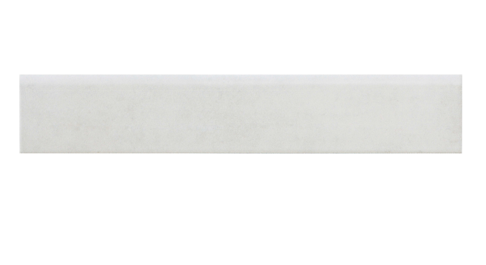 Ceramic Skirting Board “Cement White” – 8 × 45 cm