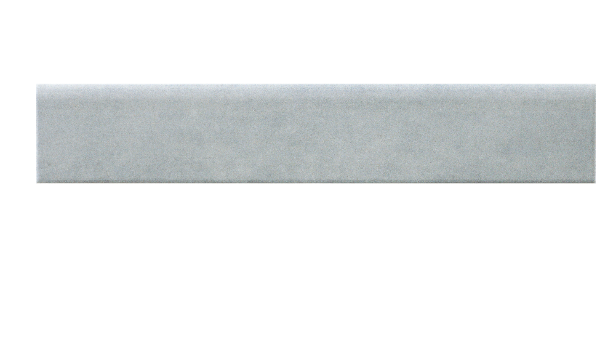 Ceramic Skirting Board Cement Grey – 8 × 45 cm