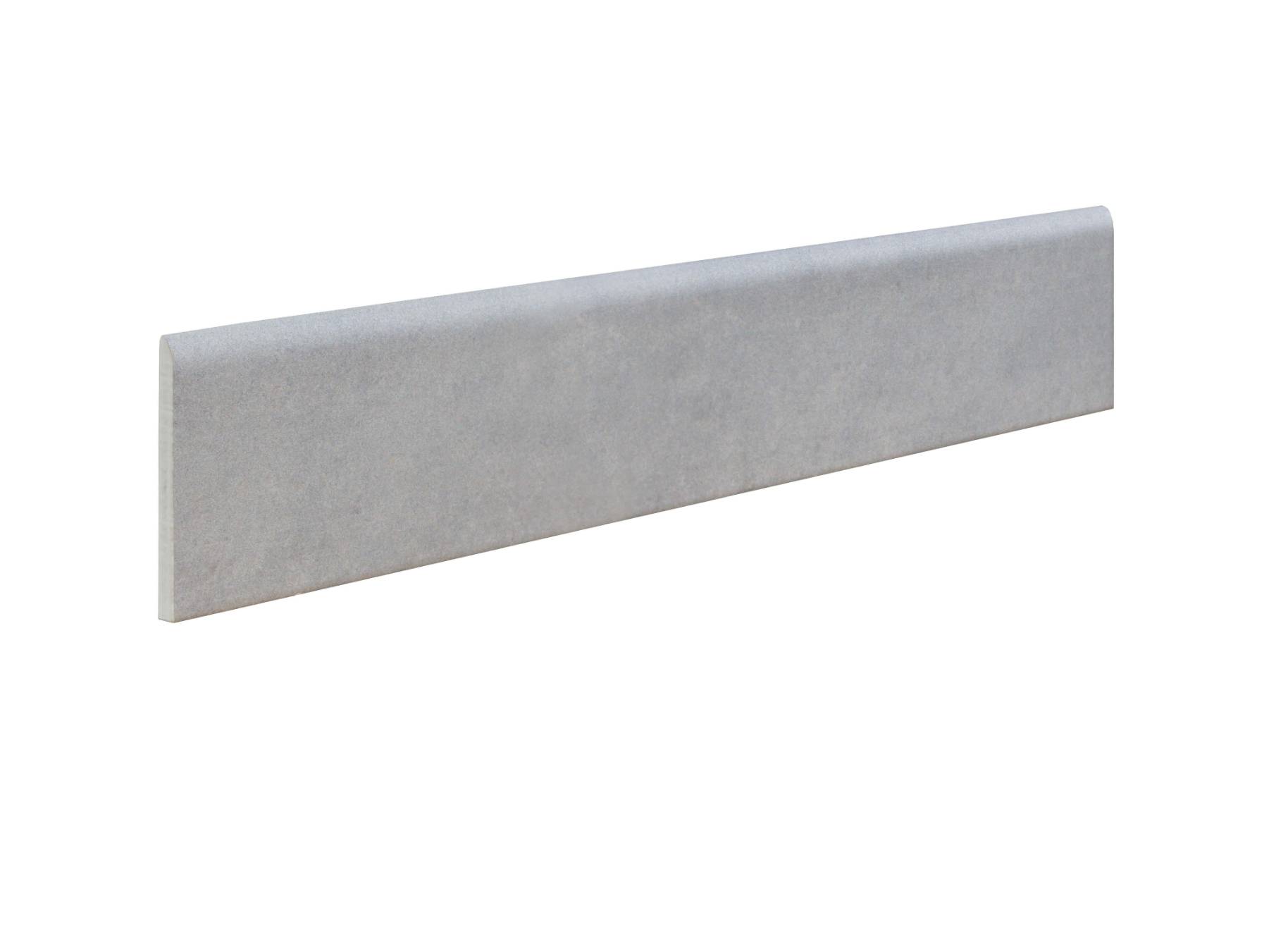 Ceramic Skirting Board Light Grey Cement – 8 × 45 cm