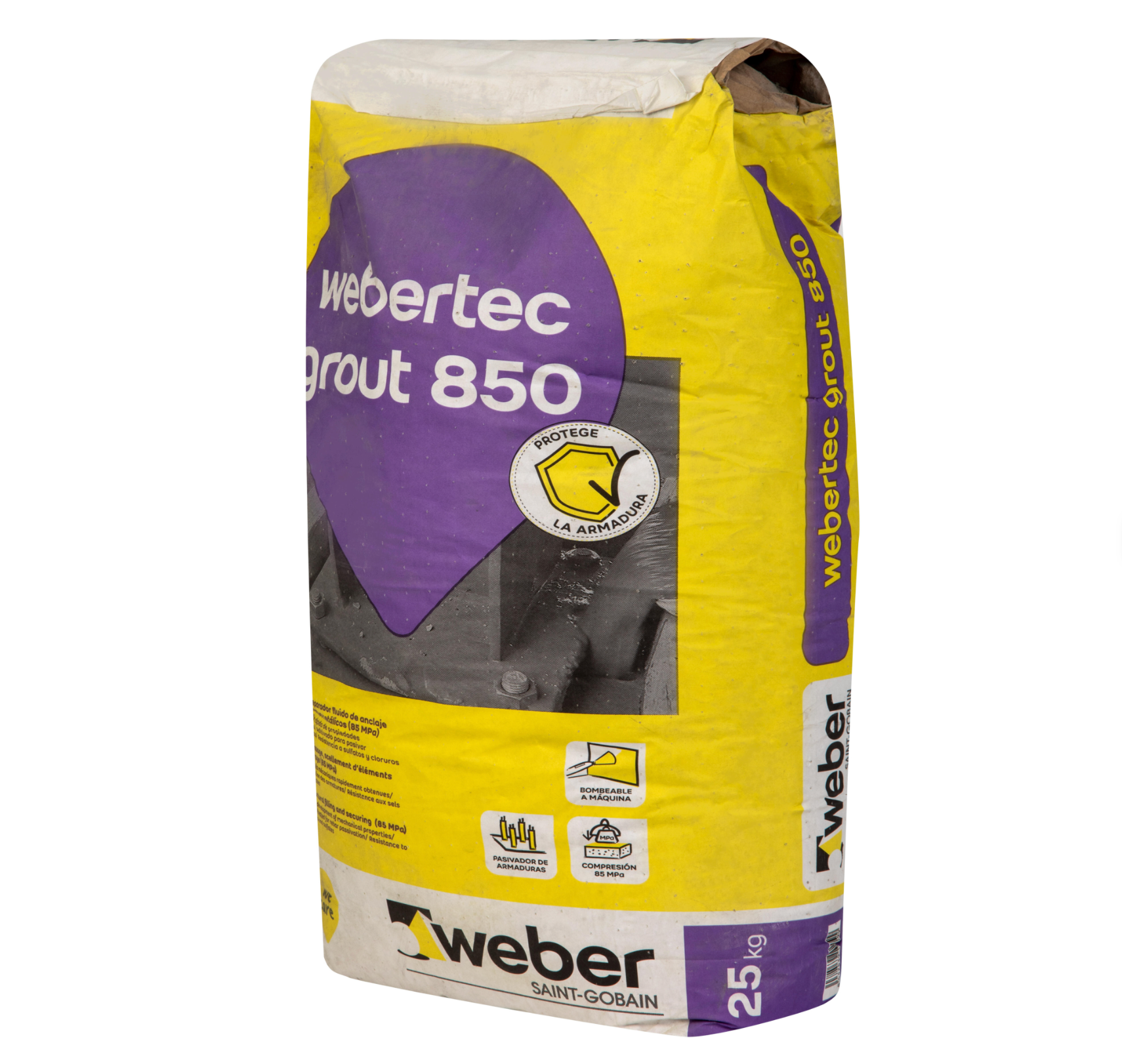 High-Performance Fluid Mortar “webertec Grout 850” – 25 kg Bag