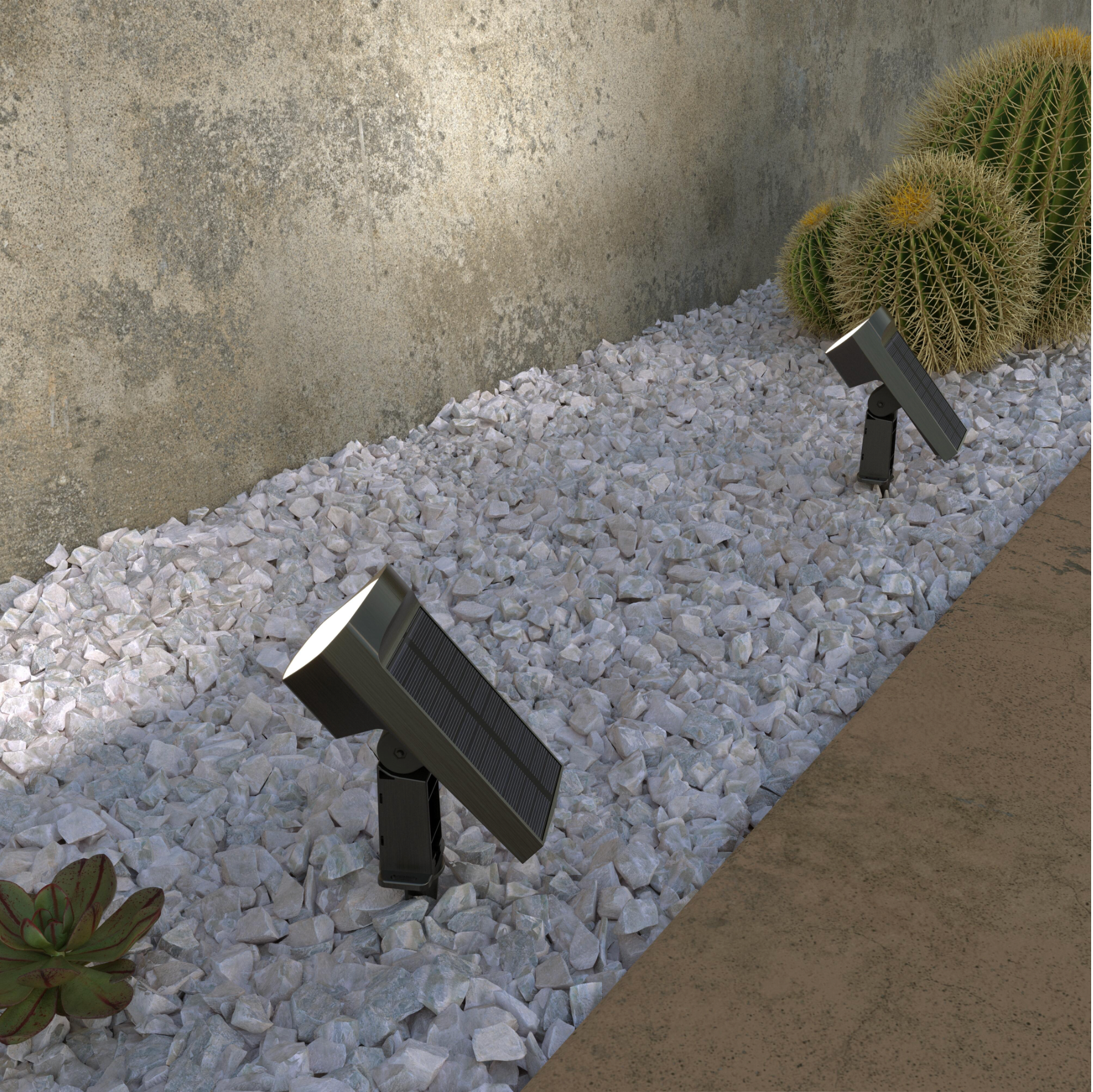 Solar Stake Spotlight 2 W 200 lm CCT IP65