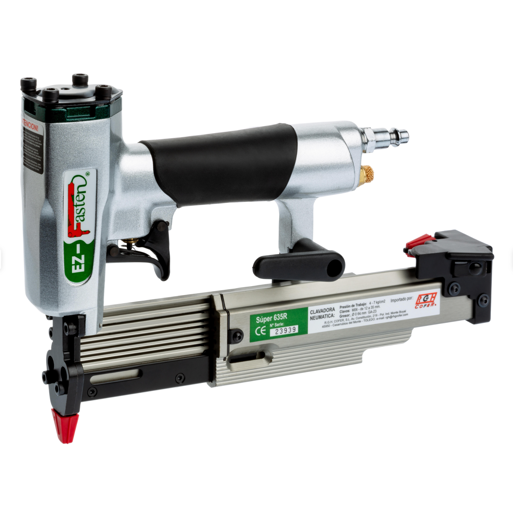 SUPER 635R Pneumatic Nail & Pin Gun | Ø 0.64 mm, Up to 35 mm