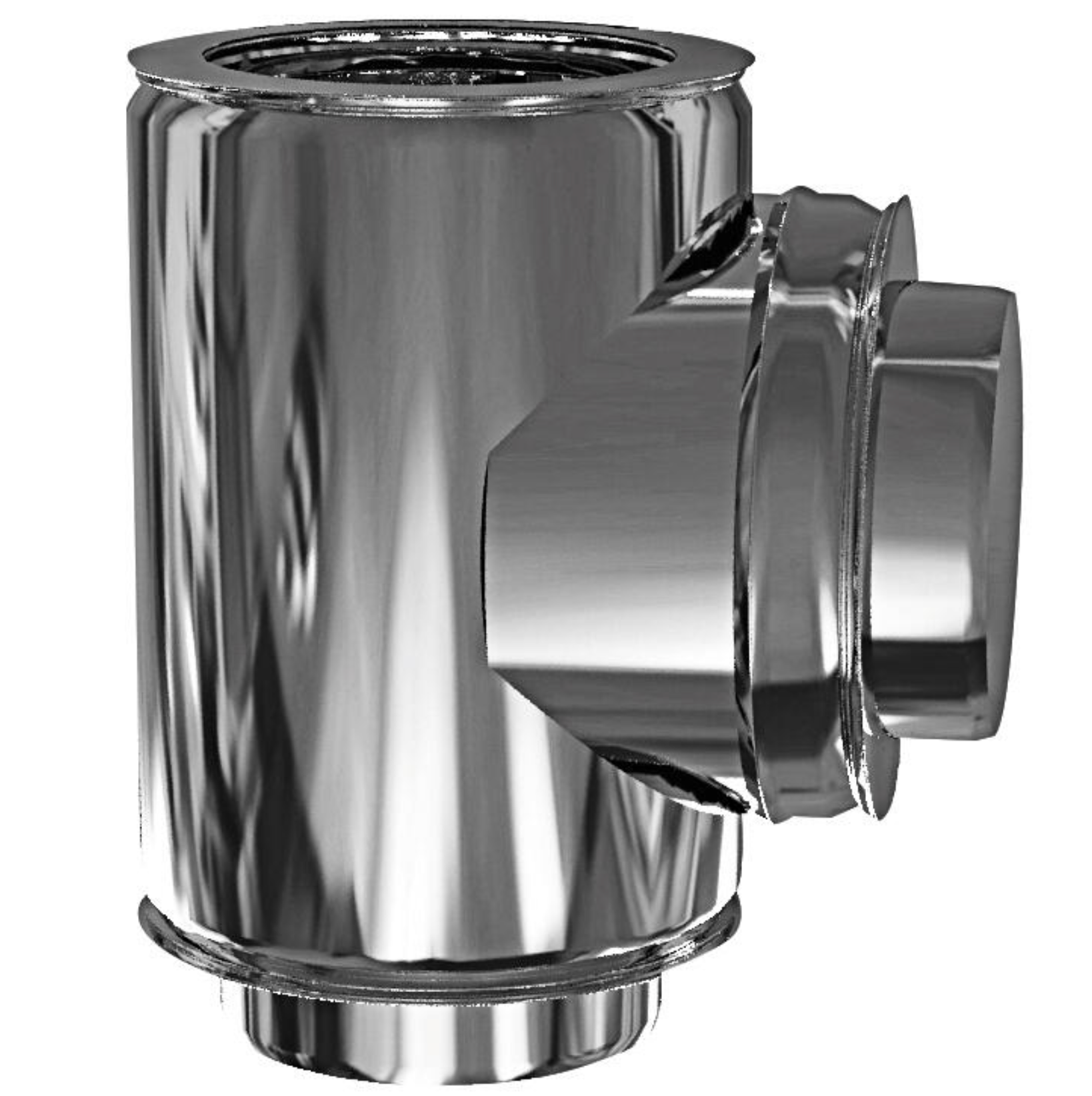 Stainless Steel Double-Walled Tee