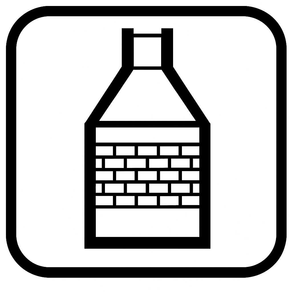 Dämmstützplatte aus Steinwolle für Kamin – 100 × 60 × 3 cm – 22,33 €/m²