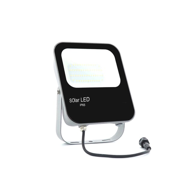 30W solar projector – cool white – with control unit & panel