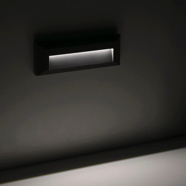 Siram outdoor LED wall beacon – 2.5 W – Black – IP65