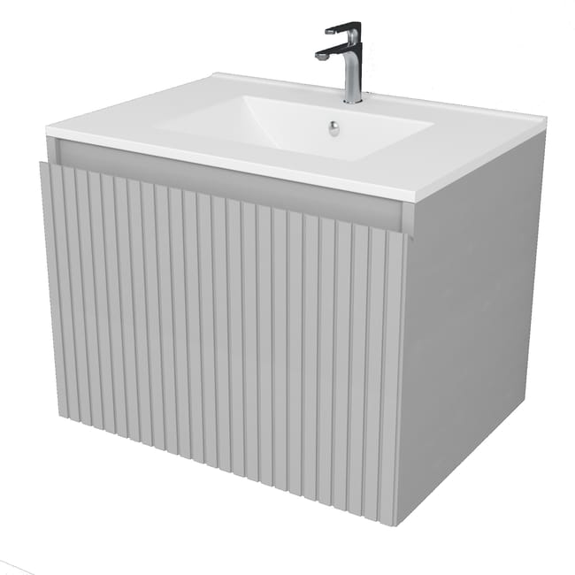 WAVE vanity unit – Gray – 60 × 45 cm