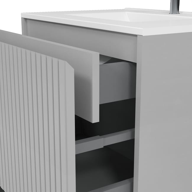 WAVE vanity unit – Gray – 60 × 45 cm