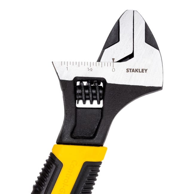 Stanley Adjustable Wrench 40 × 300 mm Bi-Material Handle