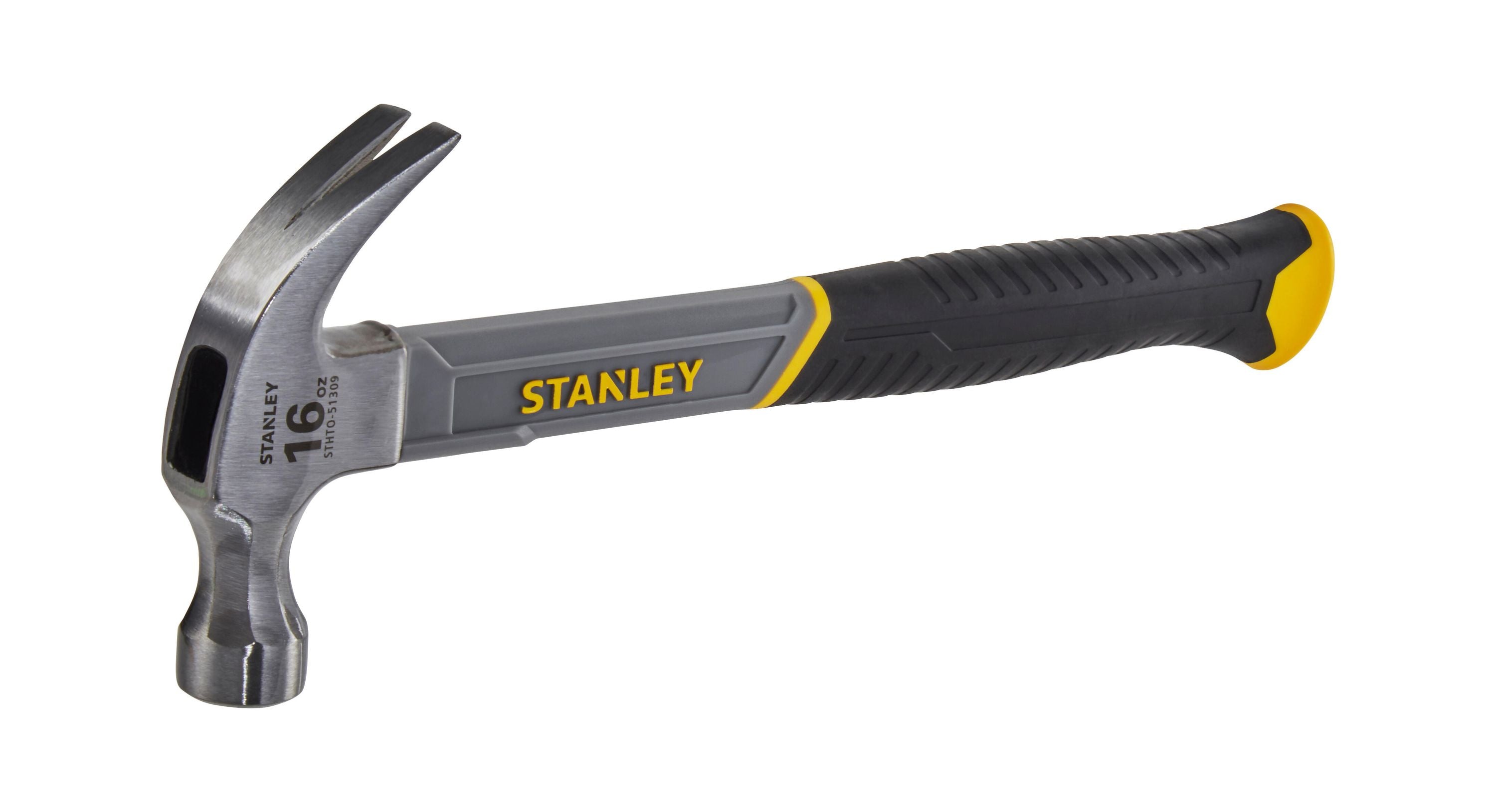 Stanley Carpenter's Claw Hammer - 450 g, Bimaterial Handle