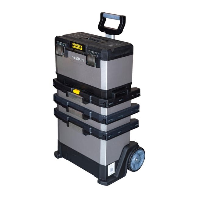 Stanley Metal Mobile Workshop 75 × 35 × 95 cm – Black