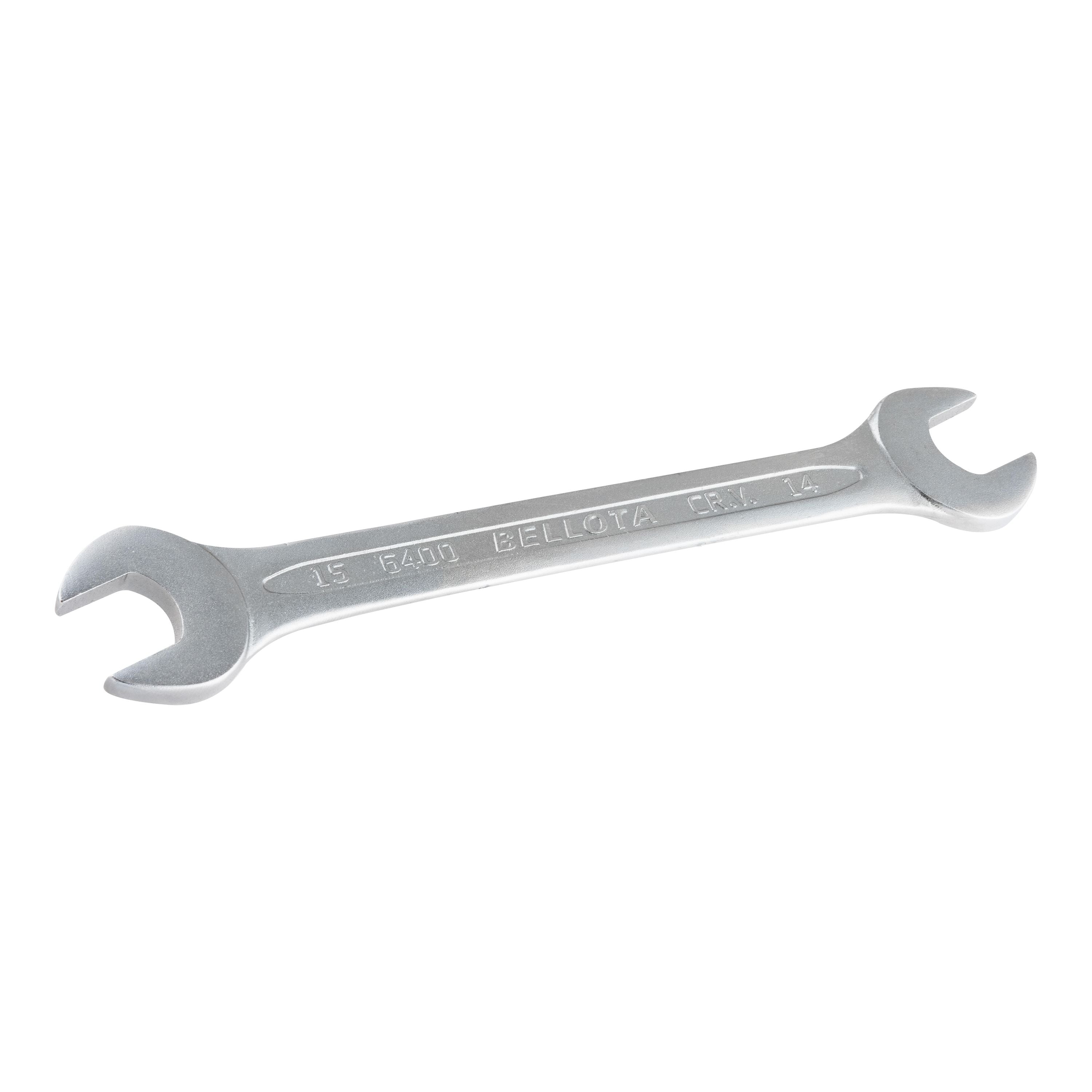 Bellota Double Open-End Wrench 14 × 15 mm – Chrome Vanadium