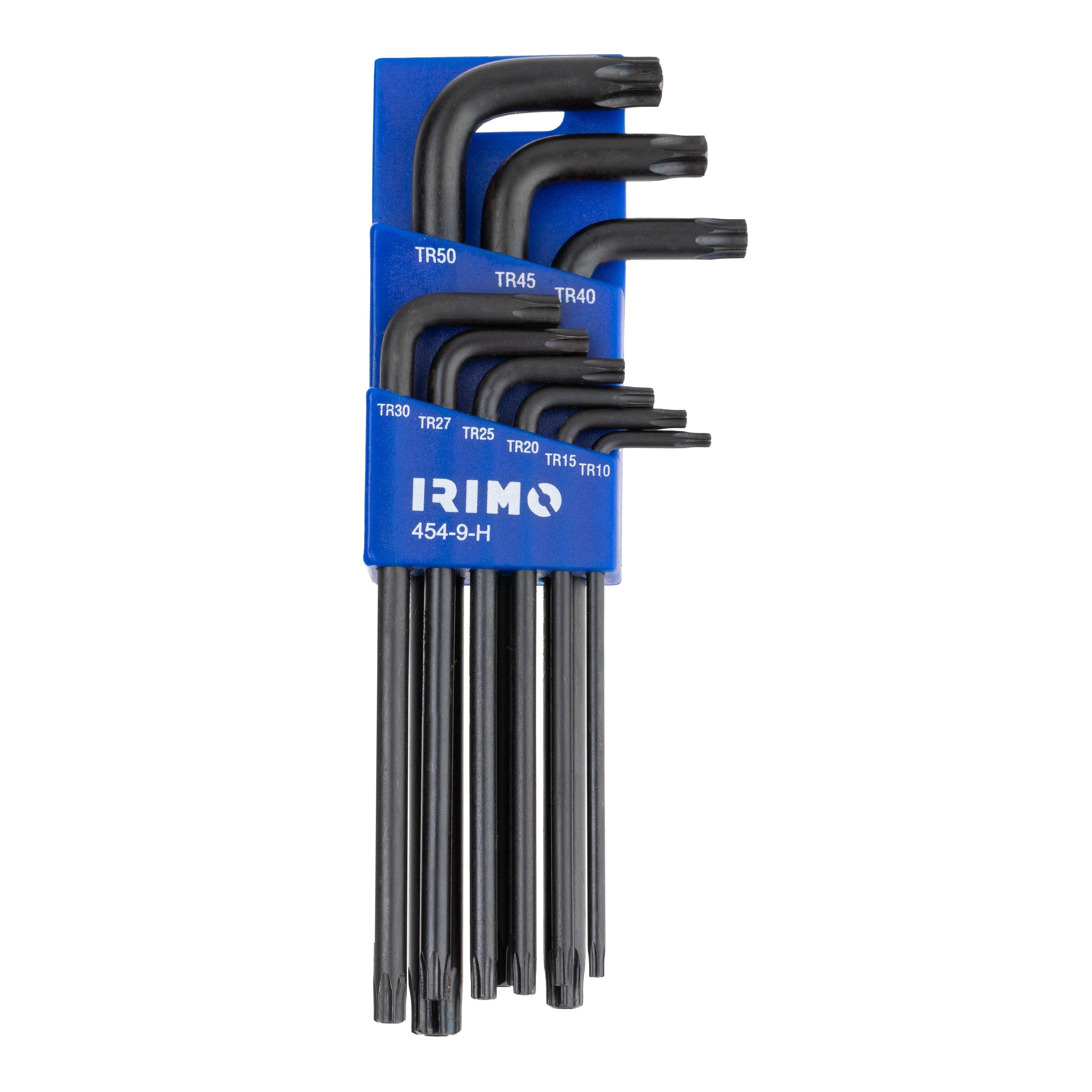 IRIMO 9-Piece Torx Key Set TR10-TR50 – Chrome Vanadium