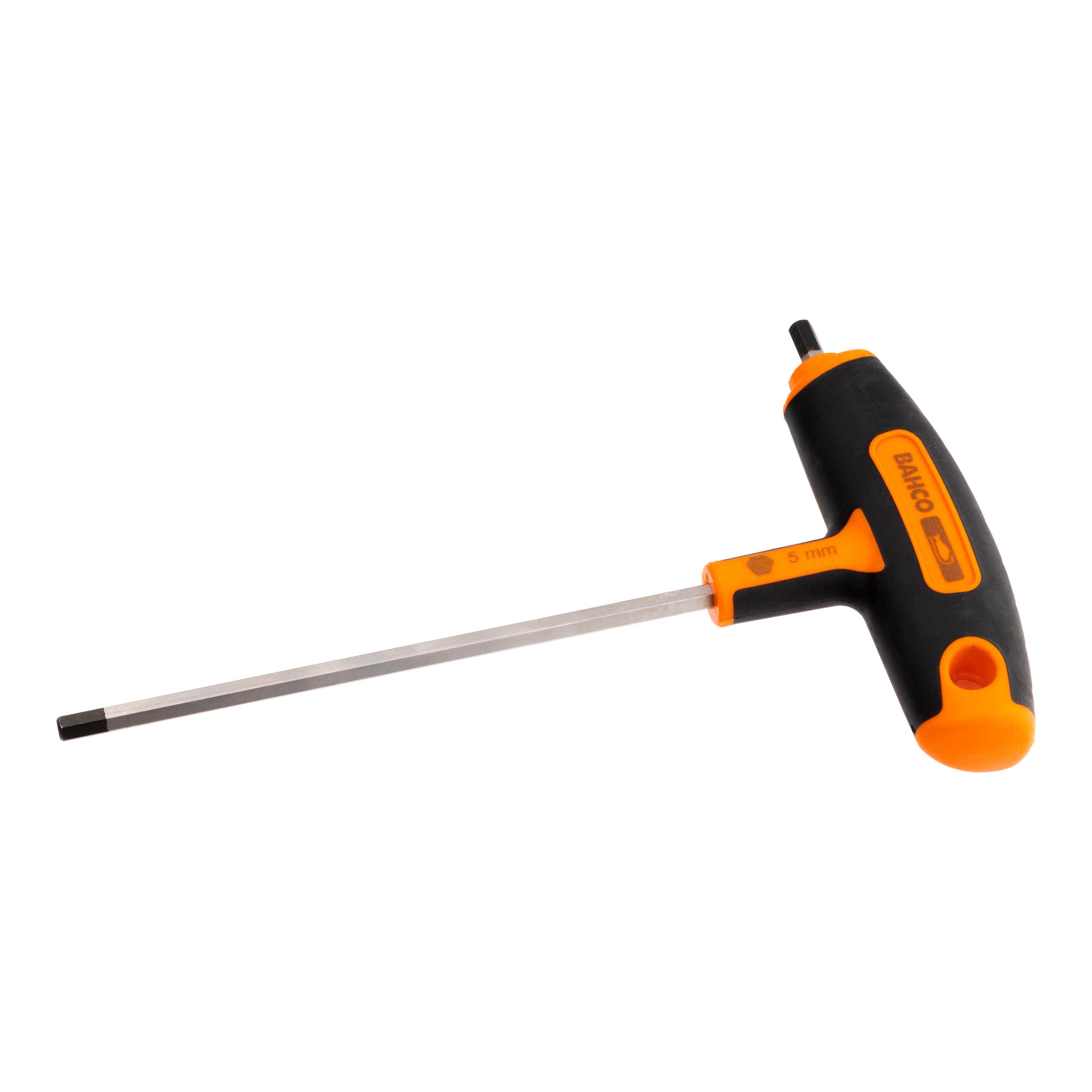 Bahco T-Handle Hexagonal Screwdriver – 5 × 198 mm
