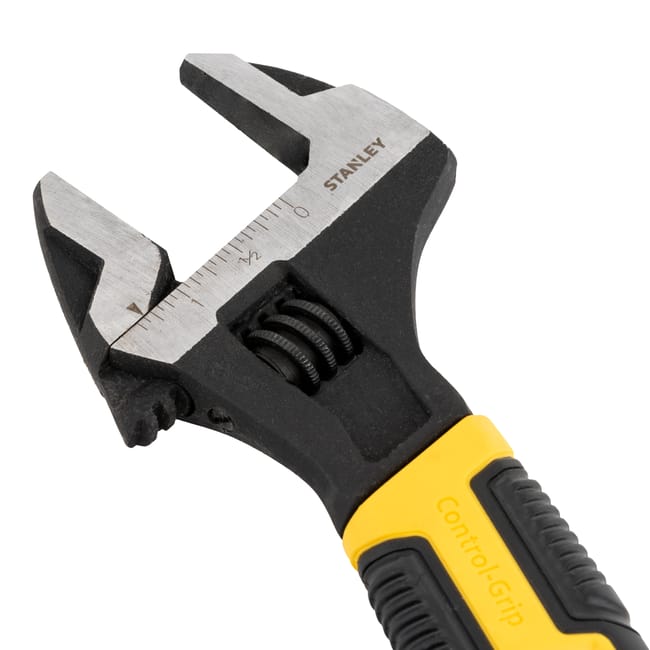 Stanley Adjustable Wrench 36 × 250 mm Bi-Material Handle