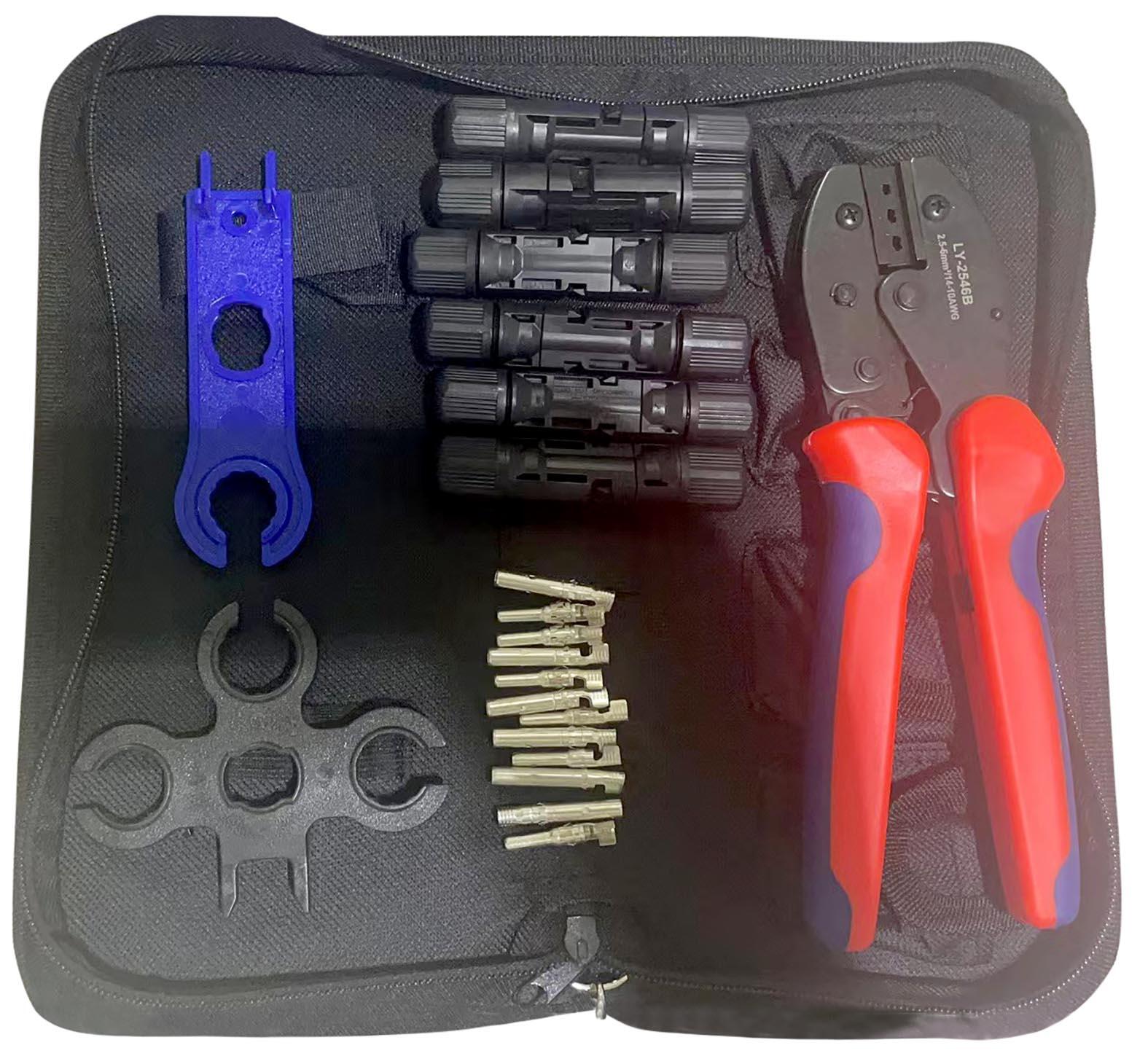 MC4 Solar Crimper Kit with 6 Connector Pairs