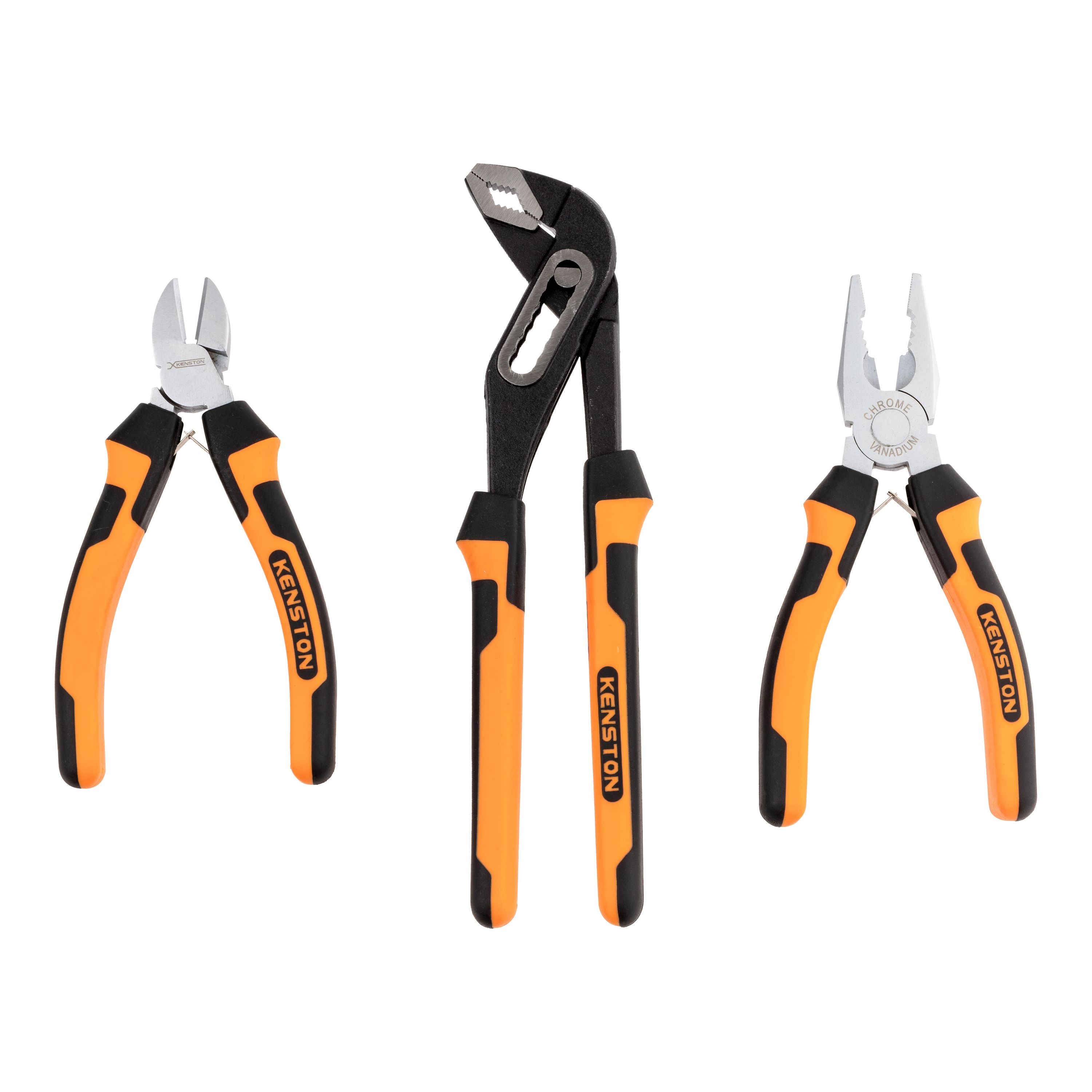 Kenston 3-Piece Pliers Set - 160 mm