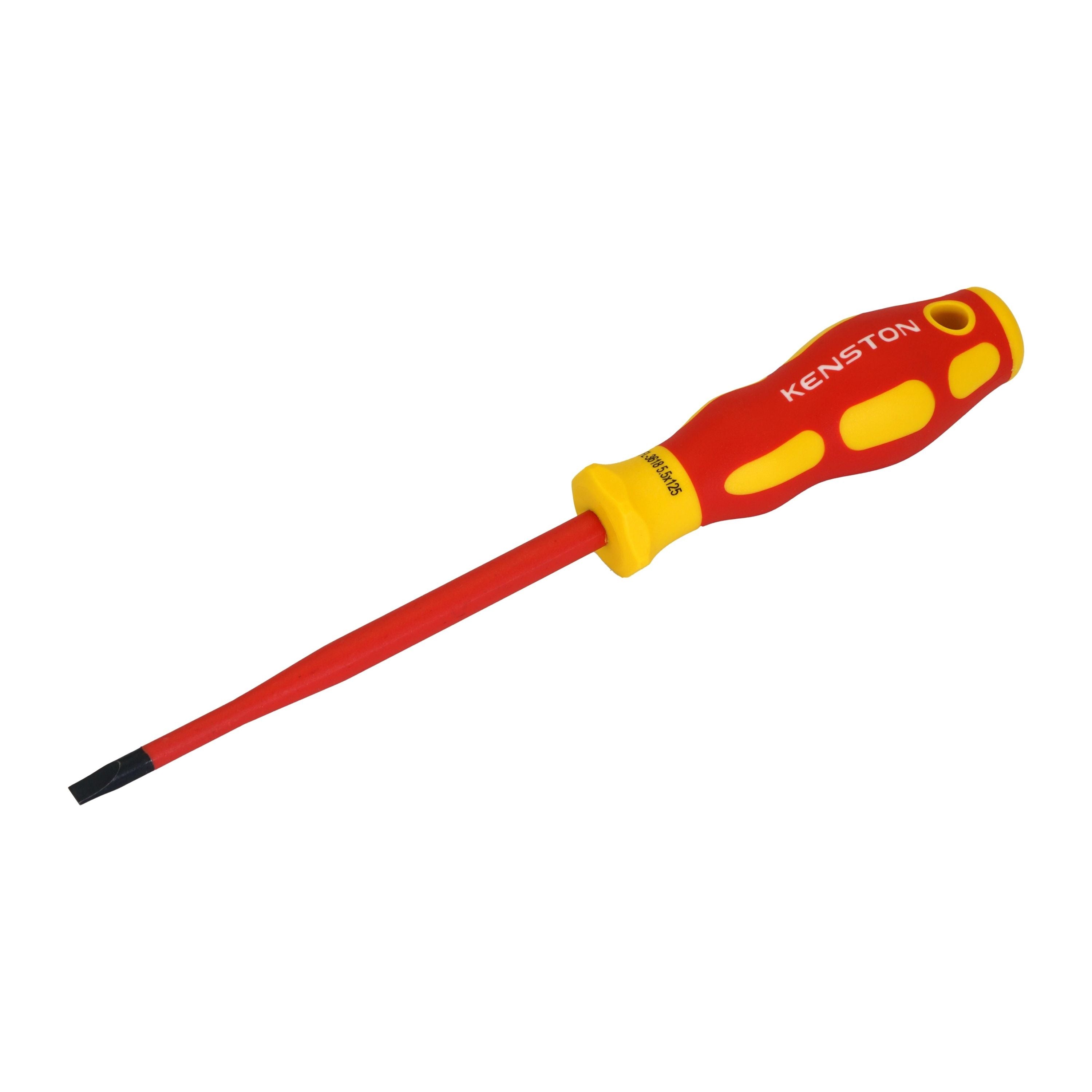 Insulated VDE Flat Screwdriver 5.5 x 125 mm