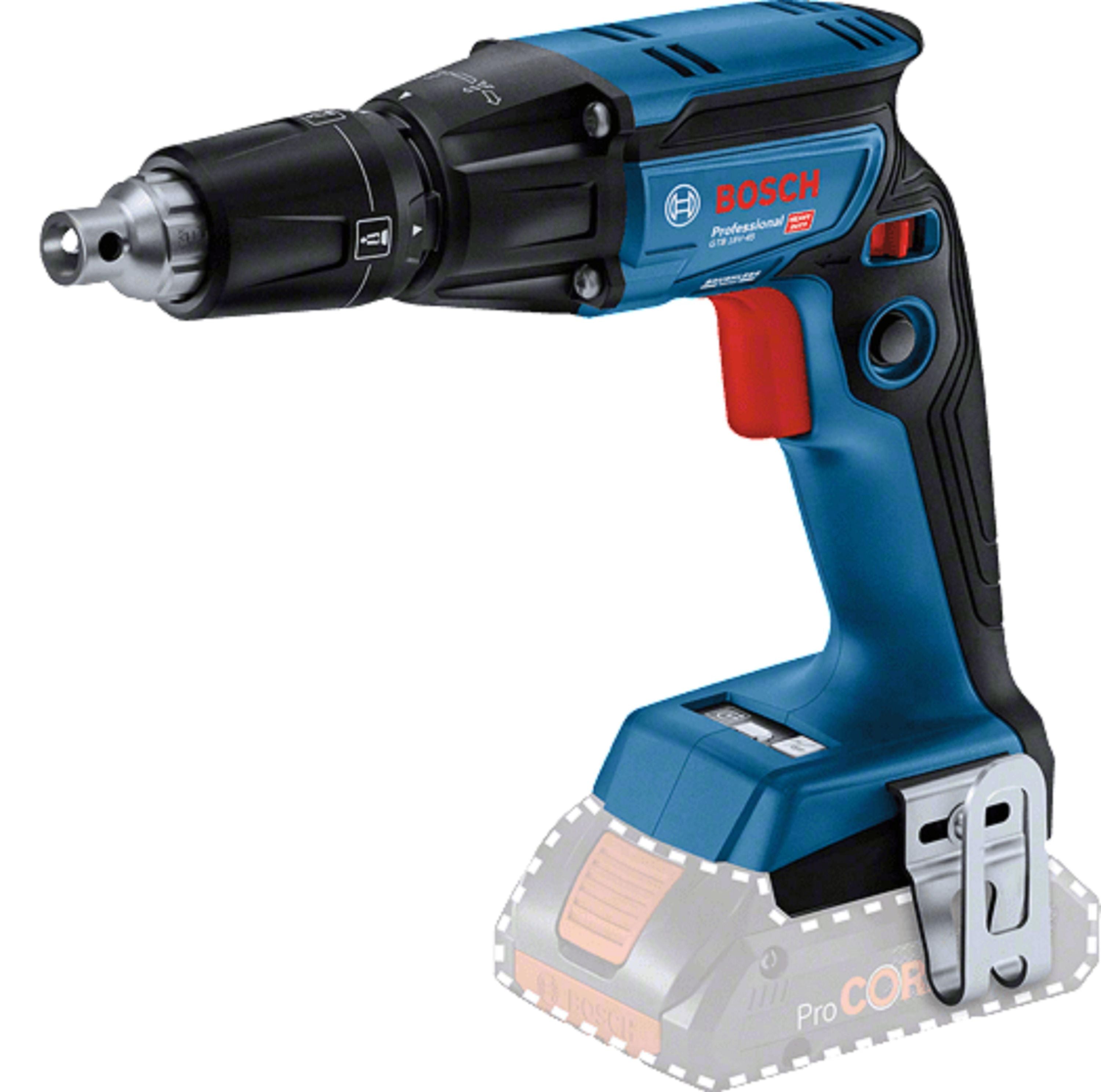 BRUSHLESS 18V BATTERY PLASTERBOARD SCREWDRIVER BOSCH GTB 18V-45