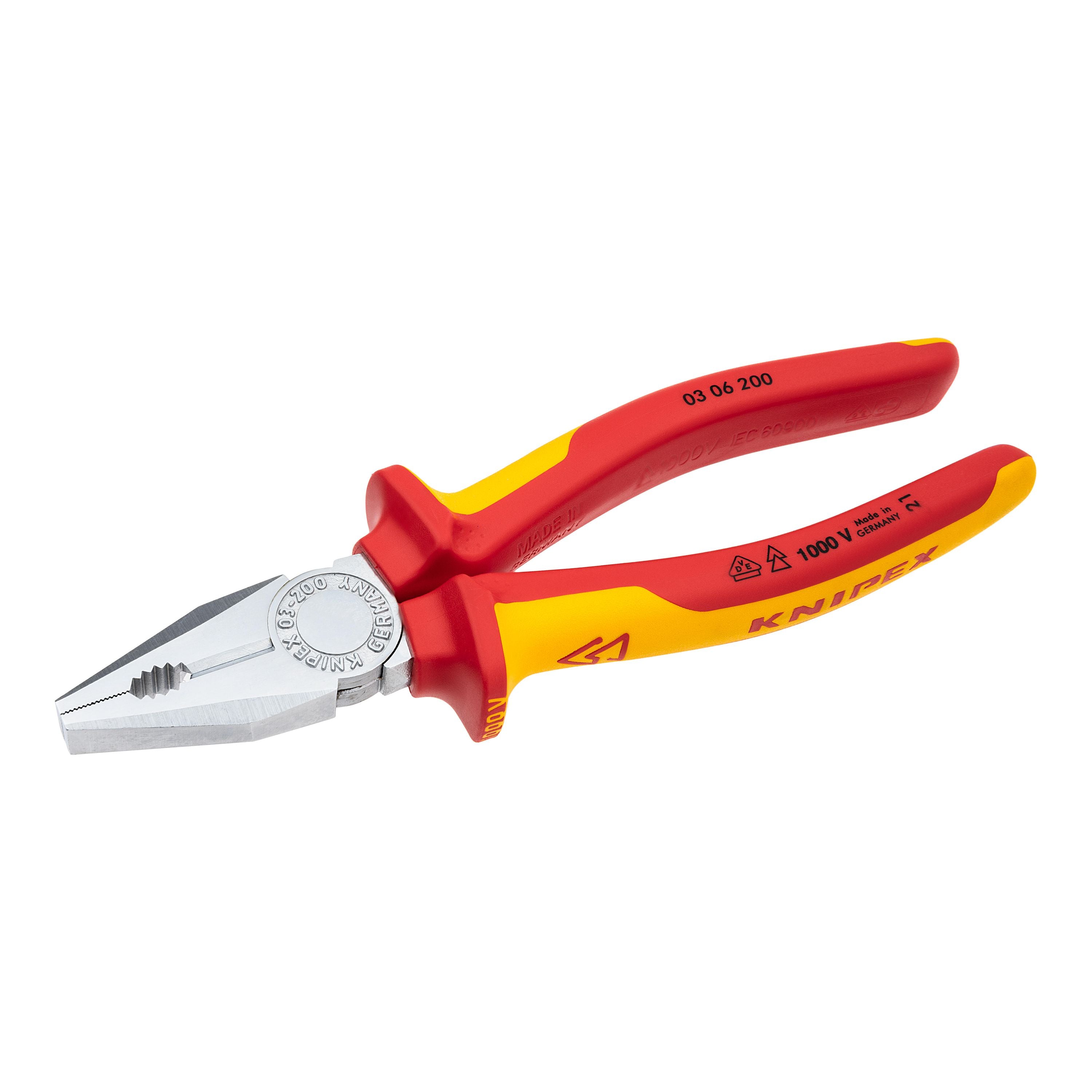Insulated Universal Plier 200 mm Knipex