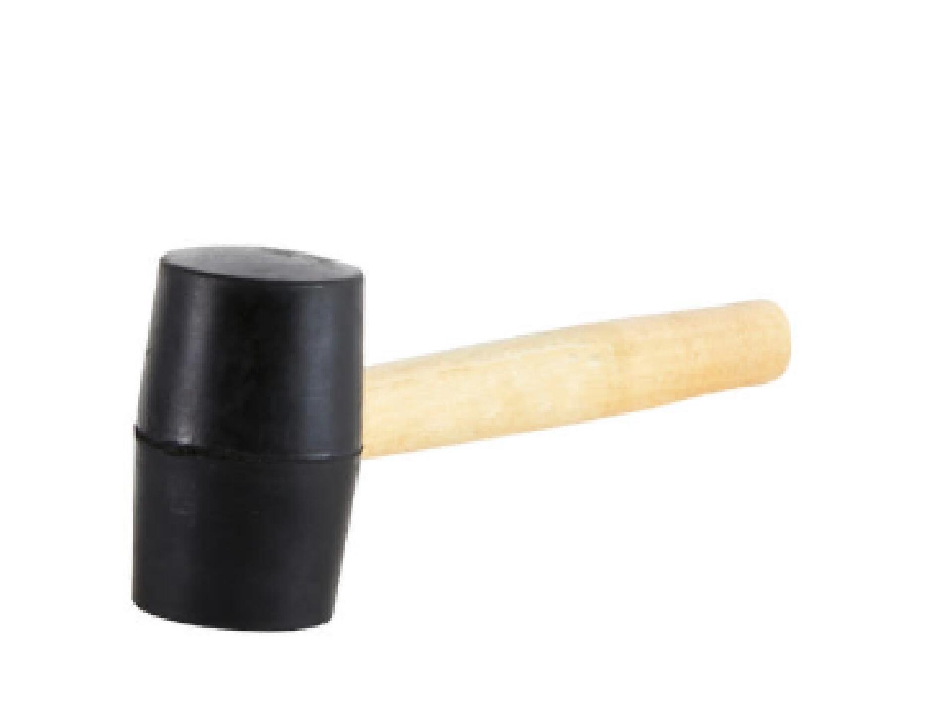 Professional Black Rubber Mallet - 250 g Head Weight