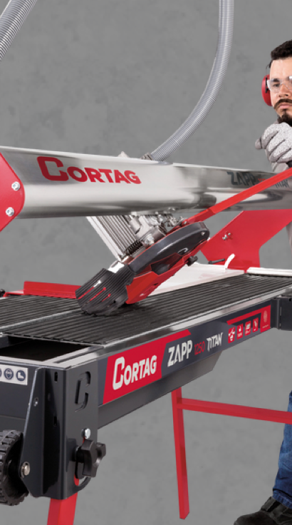 Cortag Zapp Titan wet tile saw, 125 cm – 1,500 W – Model 25087948