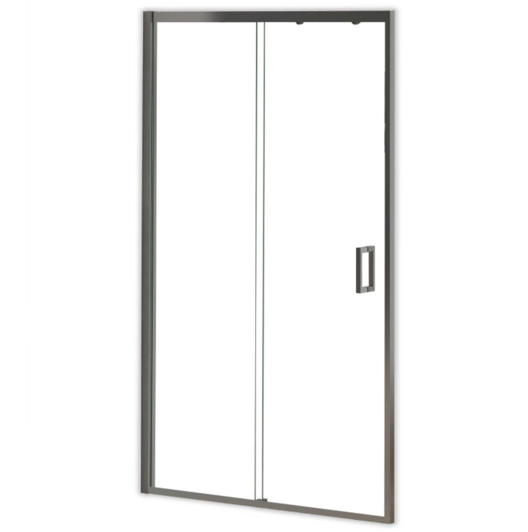 Denver Pro 130 cm shower screen – sliding door – chrome