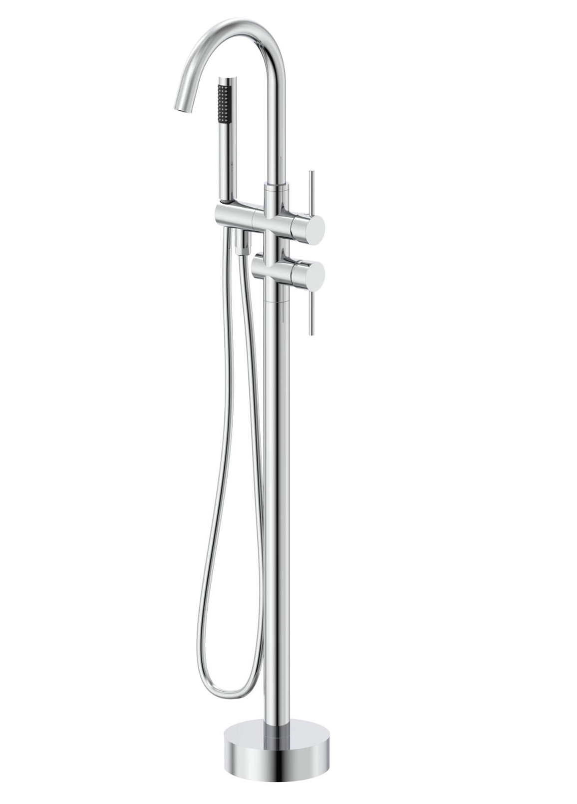 Freestanding bathtub faucet – chrome