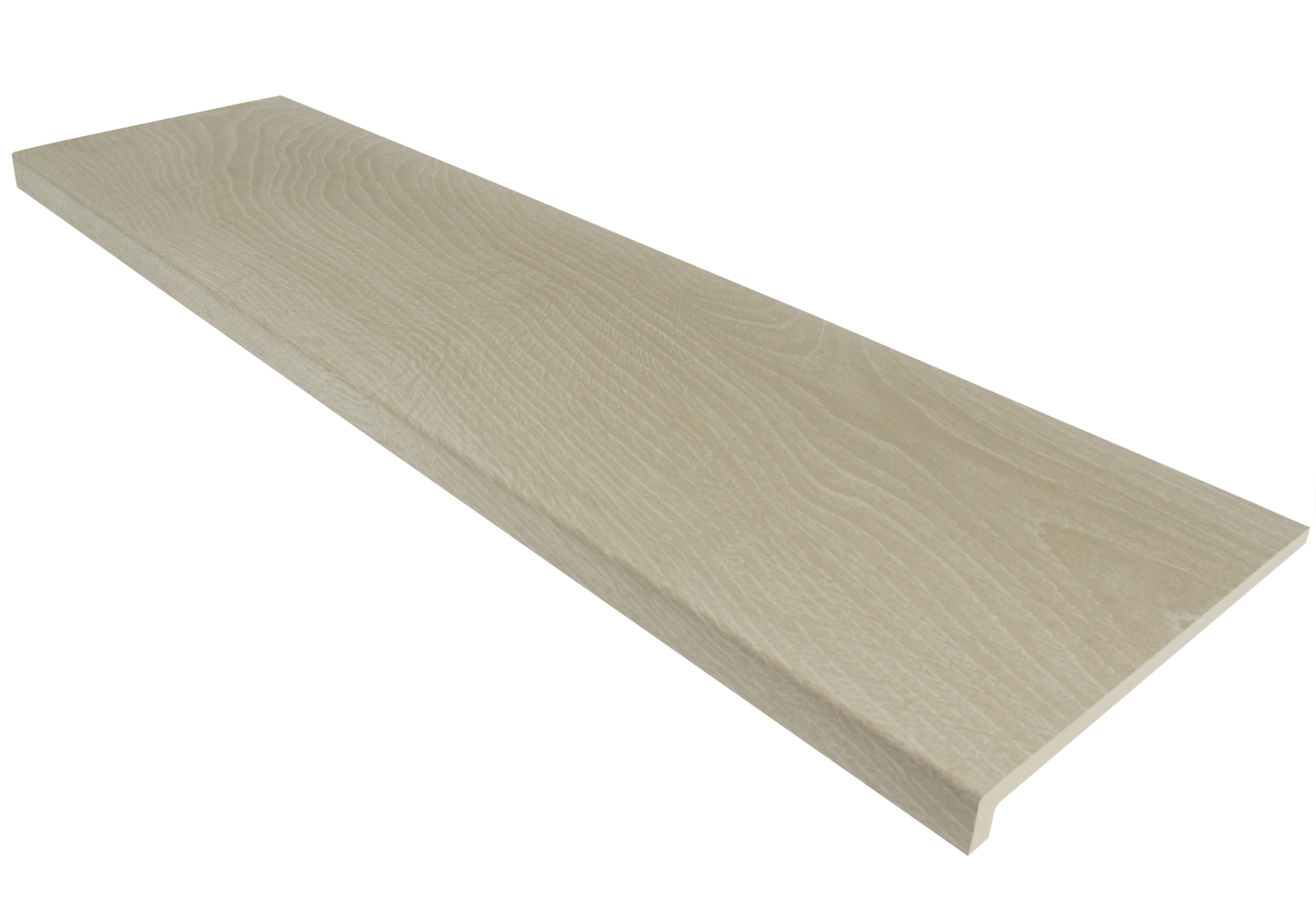 Hardwood Ice Grey ceramic stair treads – 31.7 × 120 cm – Non-slip & frost-resistant