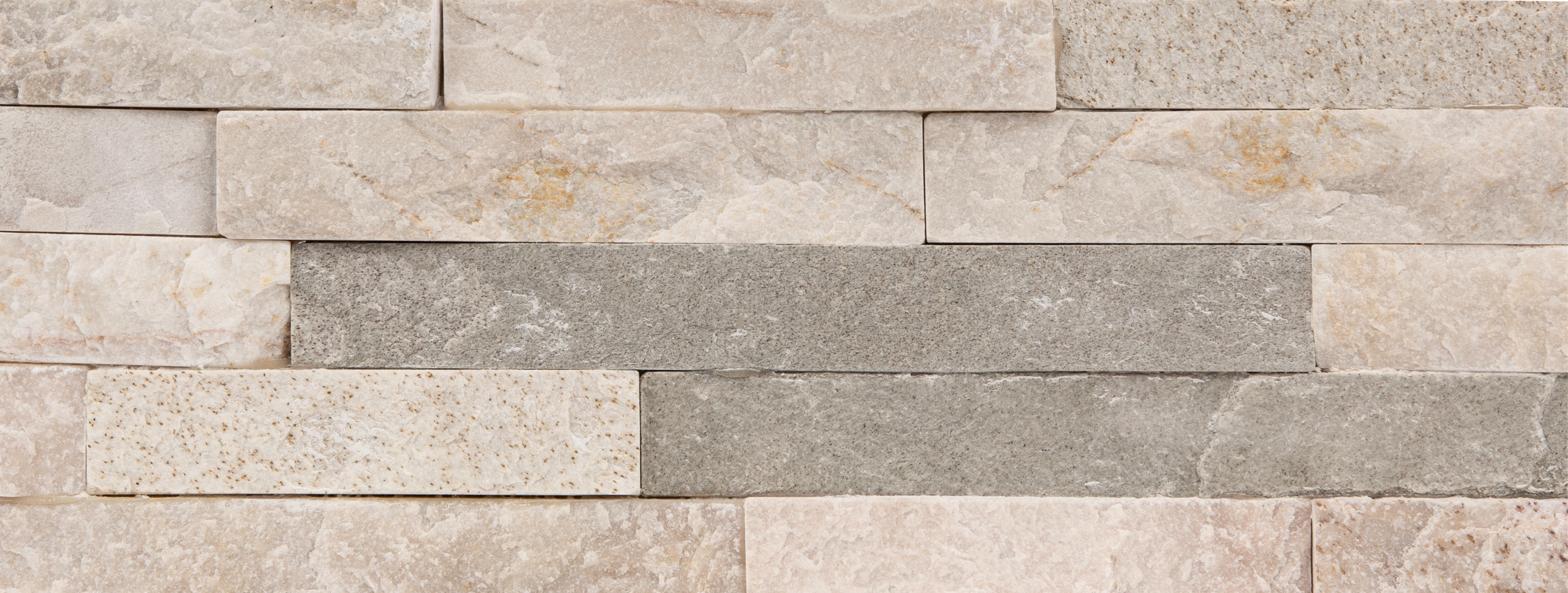 Plaster/wall covering Natural stone Coin – 15 × 40 cm  –$38.60/m²