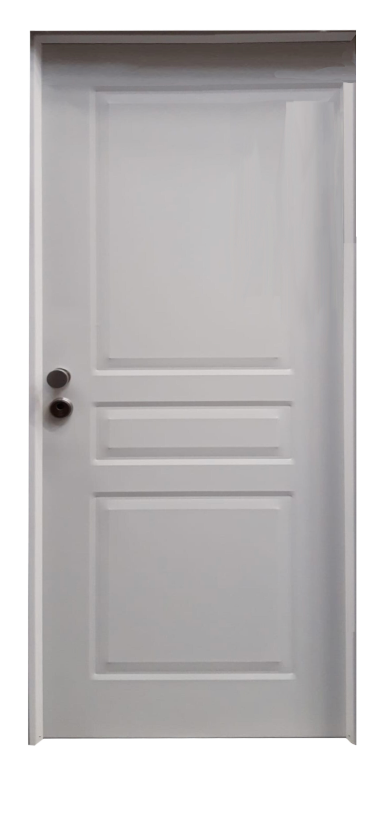 Safety door – Painted white – Left-hinged