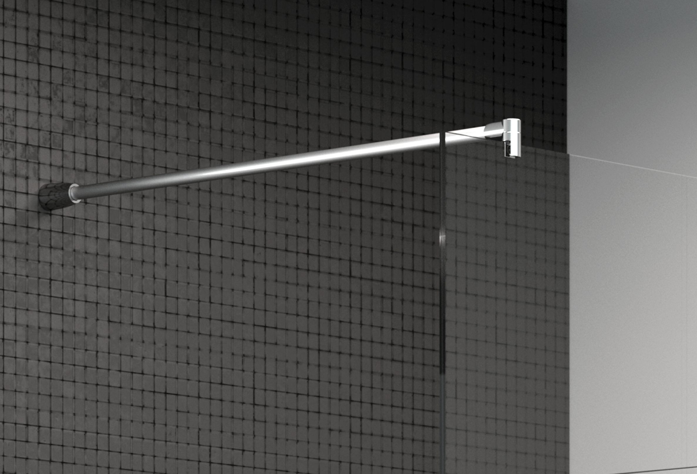 شاشة دش قابلة للمشي Duscholux D0-Pro 100×200 سم - كروم