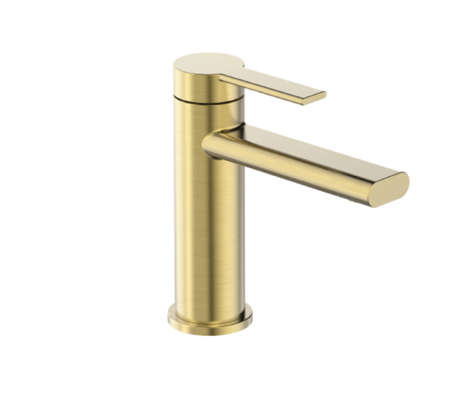 RONDO washbasin faucet – single lever – brushed gold PVD