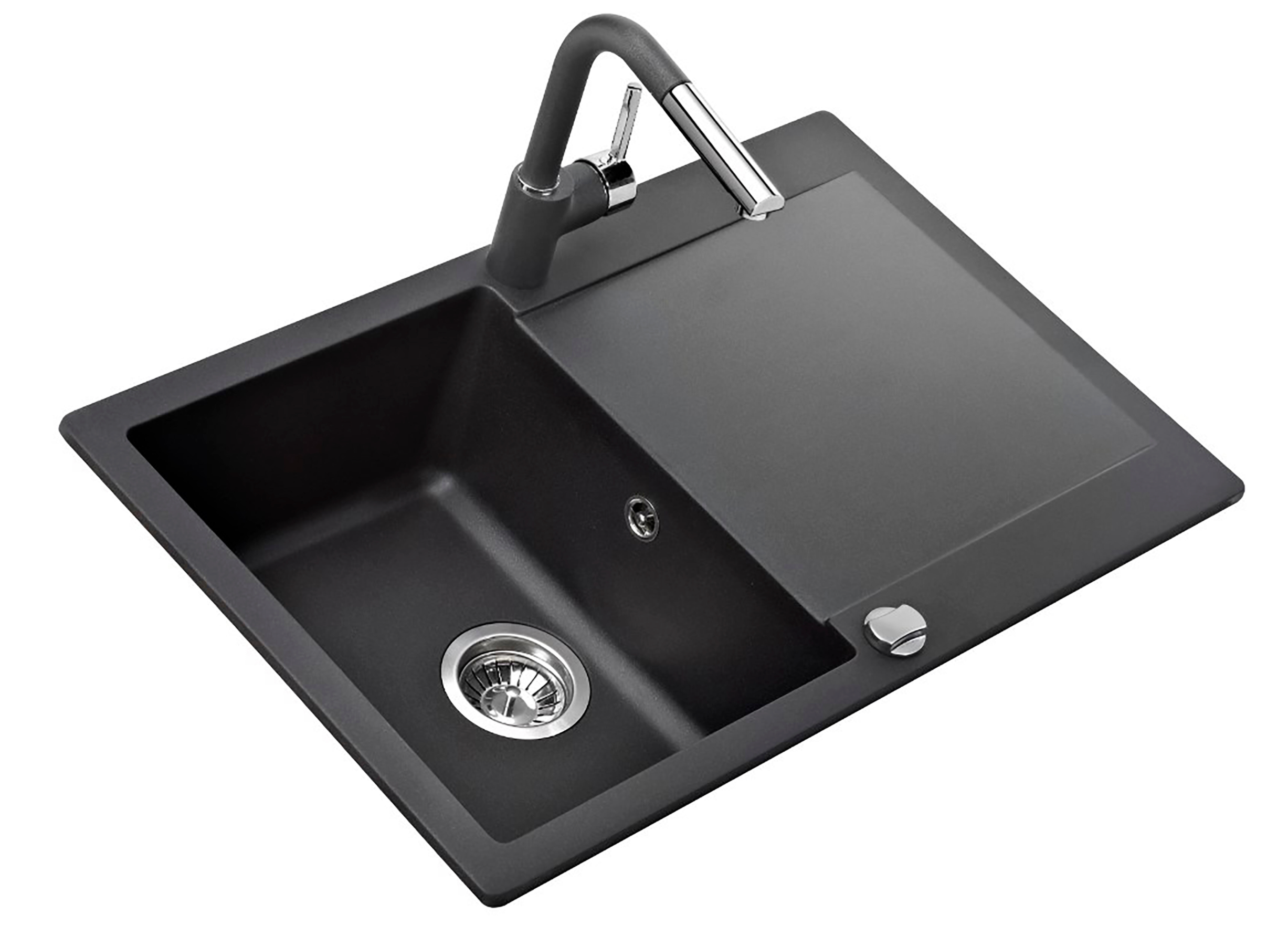 Resina sink TEQUARTZ – 78 × 49.5 × 19 cm
