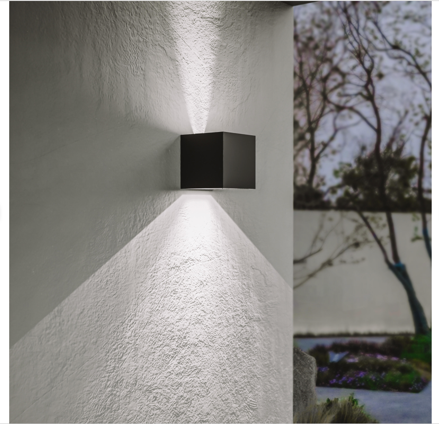 LED-Außenwandleuchte AXIS – 7,1 W – 16 × 6,5 × 4,5 cm