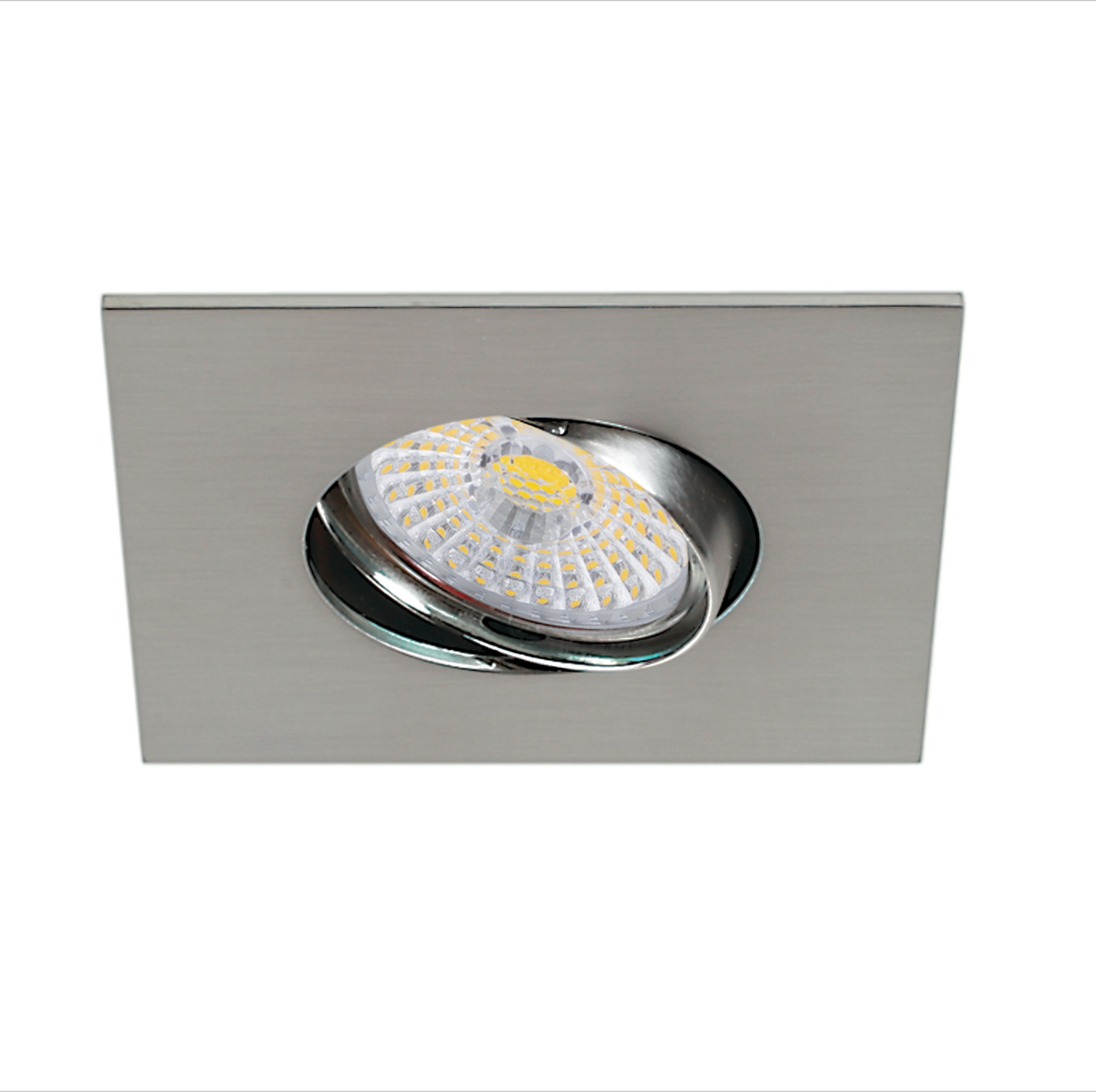 Zamak mounting ring – swiveling – 102 × 102 mm – shiny chrome