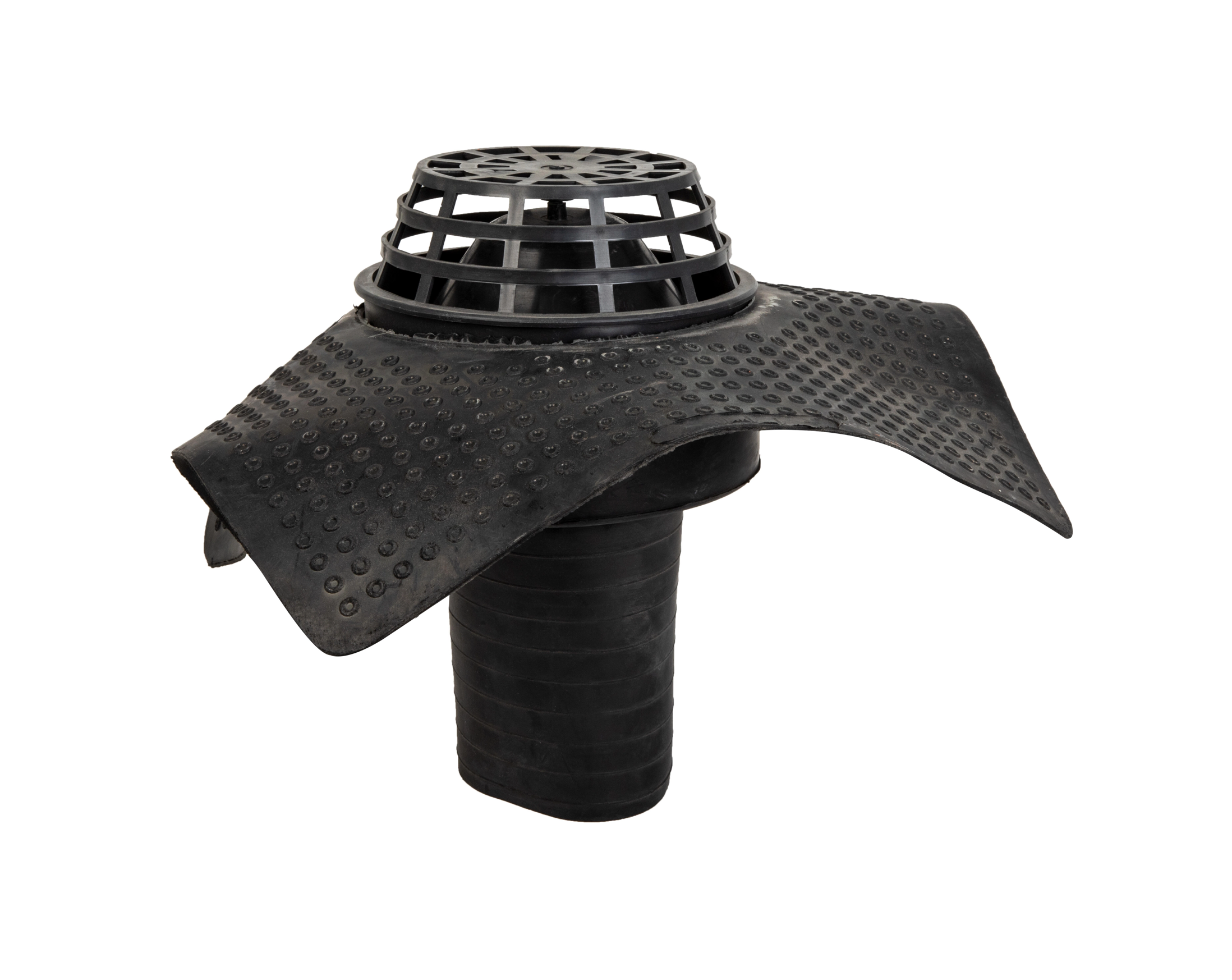 EPDM cover collar with vertical drain – Ø 110 mm – EPDM siphon collar