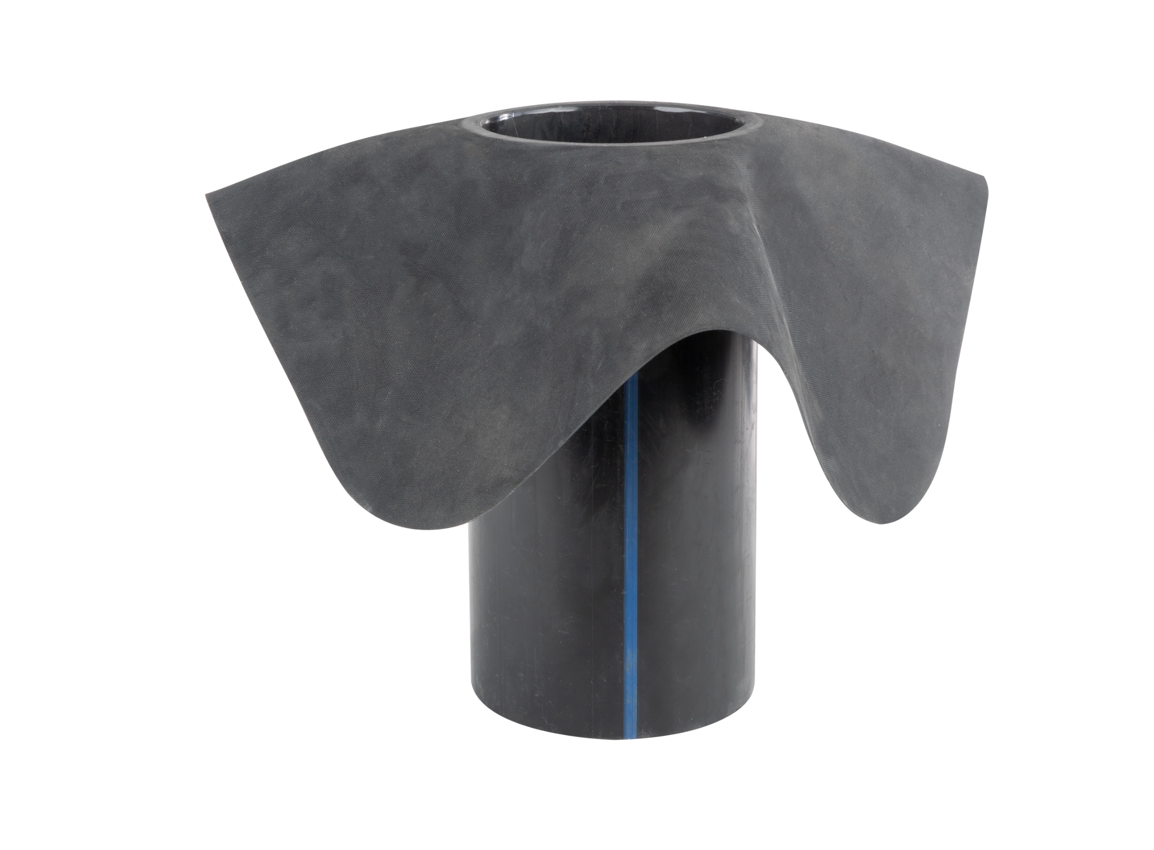 EPDM-Bajante (Fallrohranschluss) – Ø 125 mm – vorgefertigt