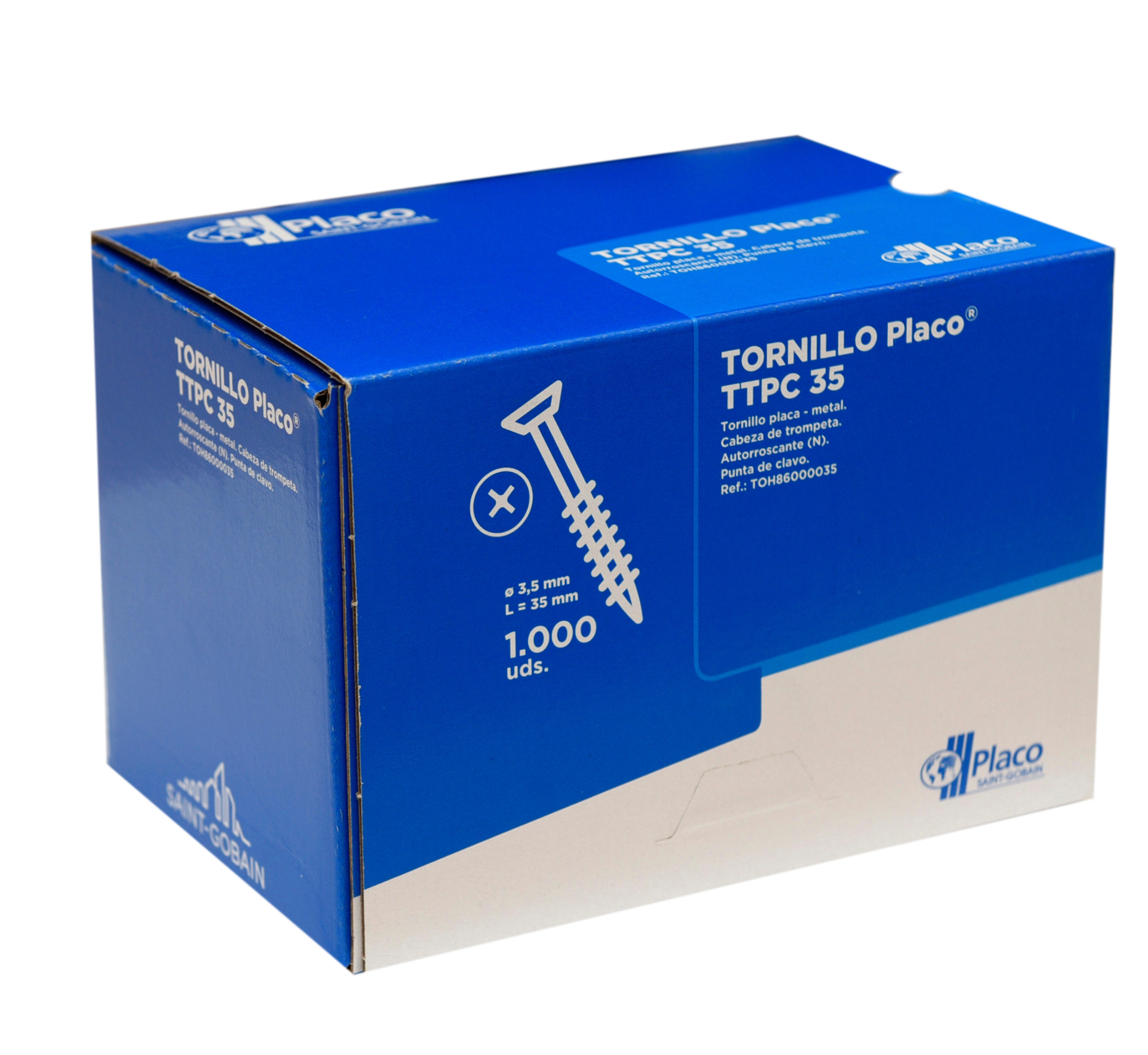 Schraube Tornillos autorroscante – 3,5 × 35 mm – 1000 Stück