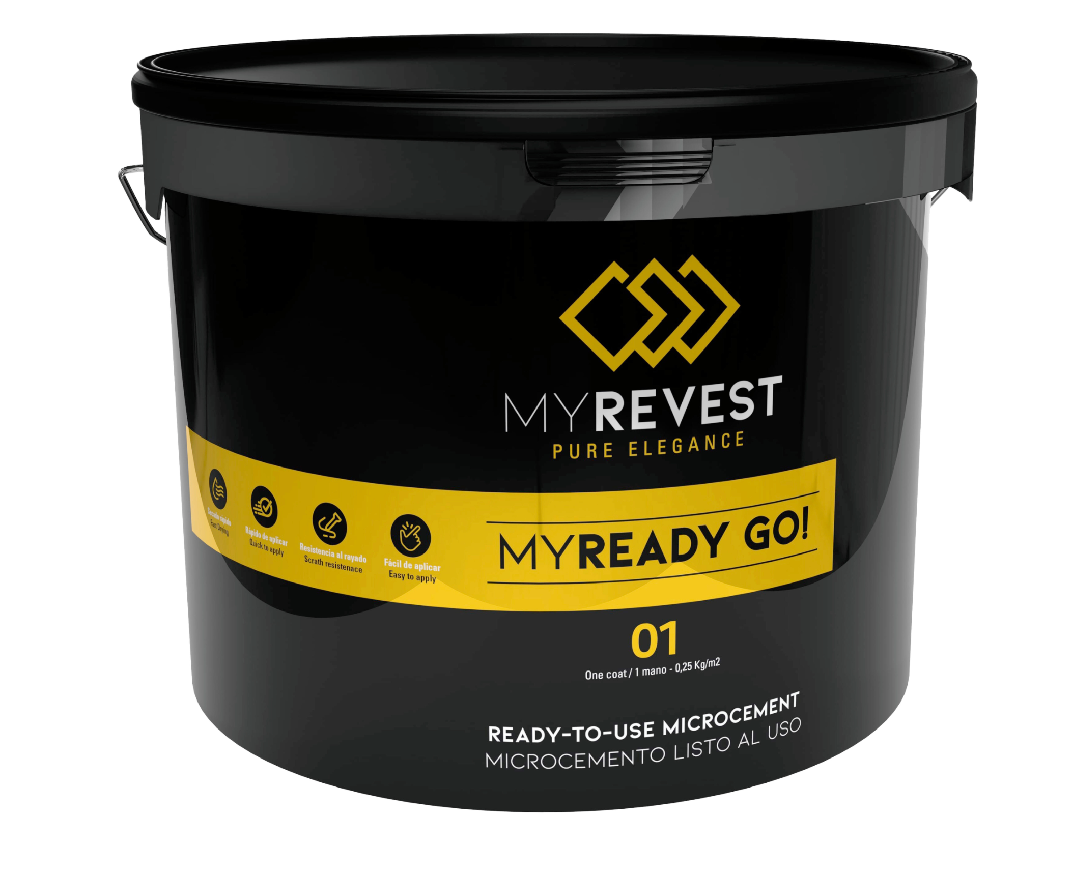 Microzement Creme/Pastellton – 8 kg Set – Valencia Edition